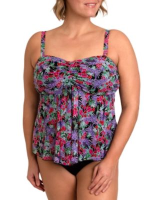  24th & Ocean Women's Plus Size Retro Bandeau