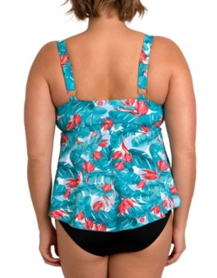 Castaway D & E Cup Solutions Plus Flared V Hem Bandeau Top