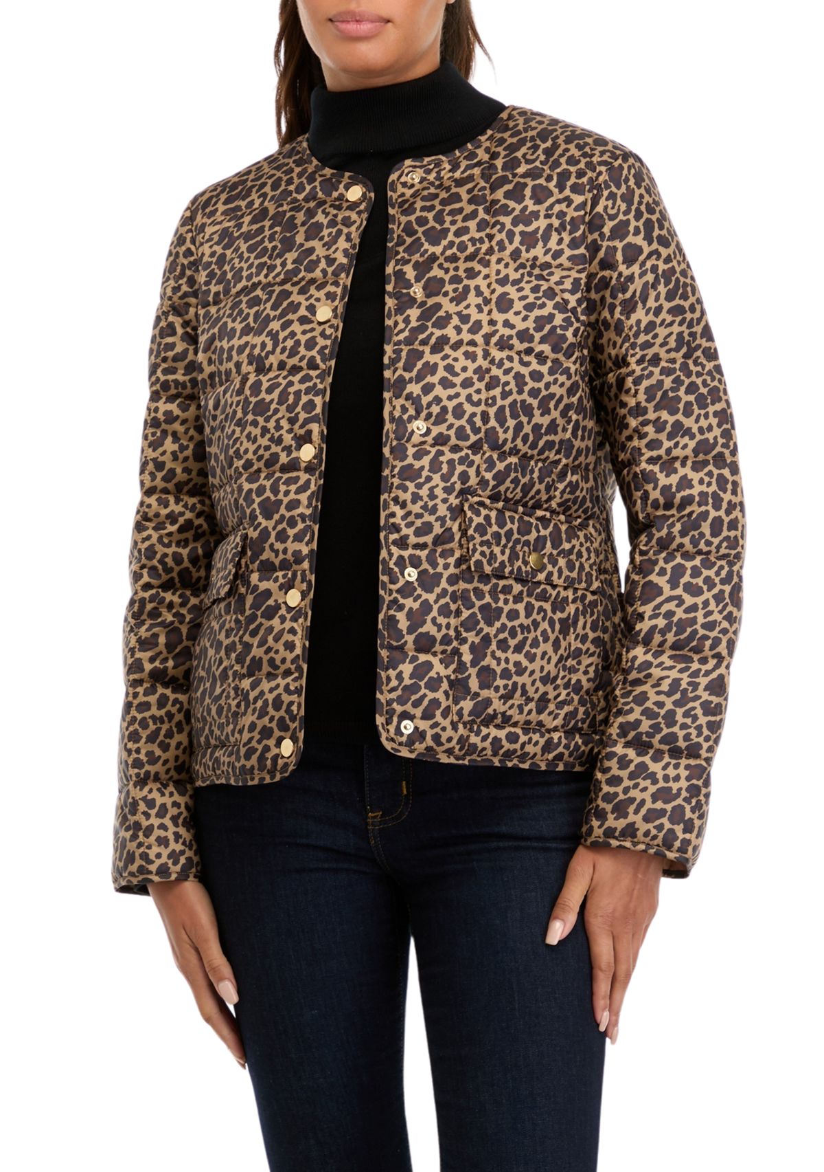 Womens Quilted Puffer Jacket 