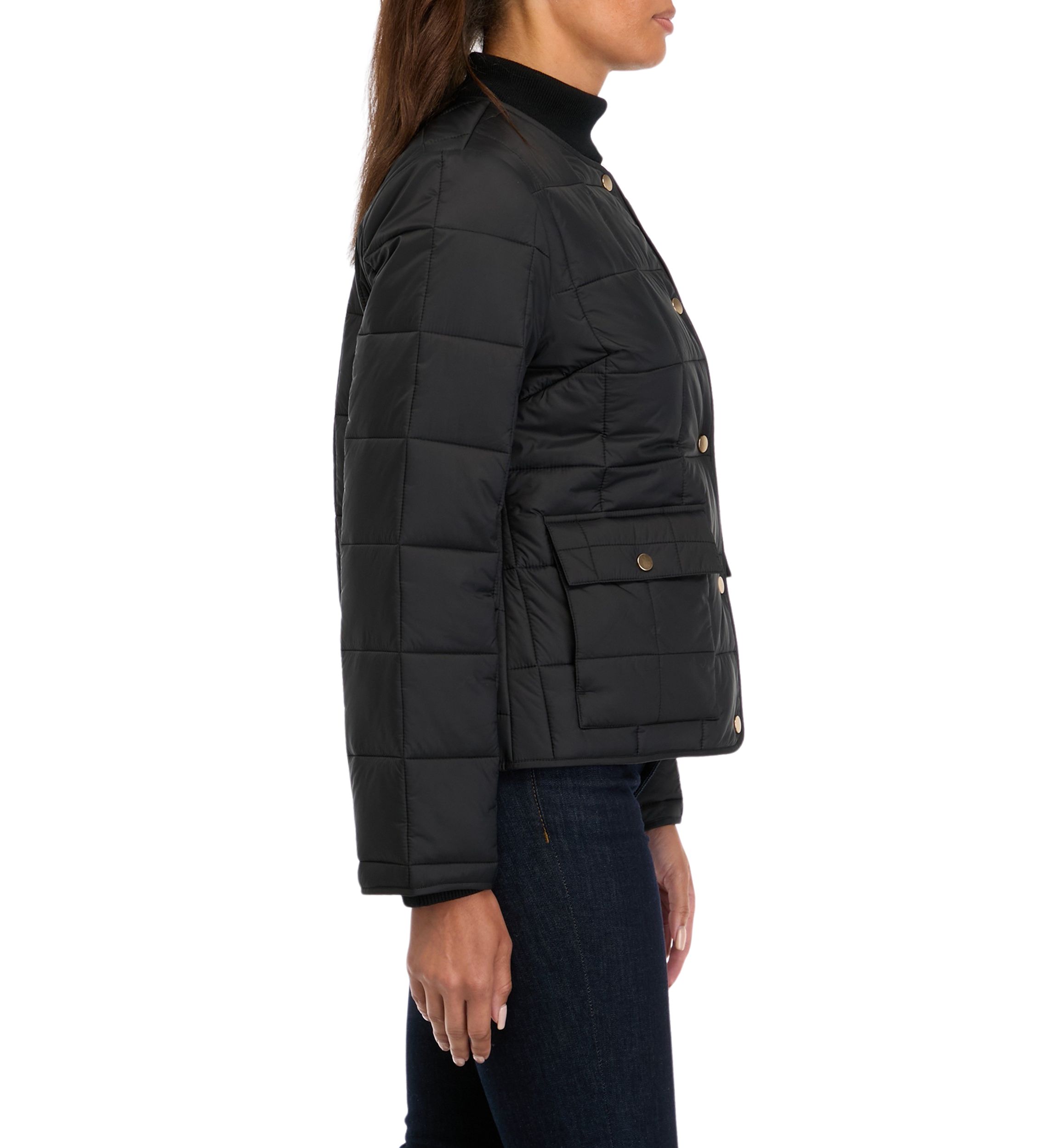 Womens Quilted Puffer Jacket 