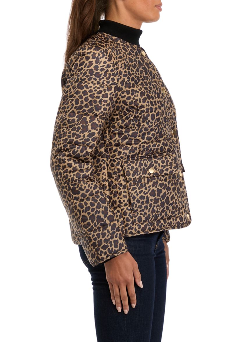 Womens Quilted Puffer Jacket 