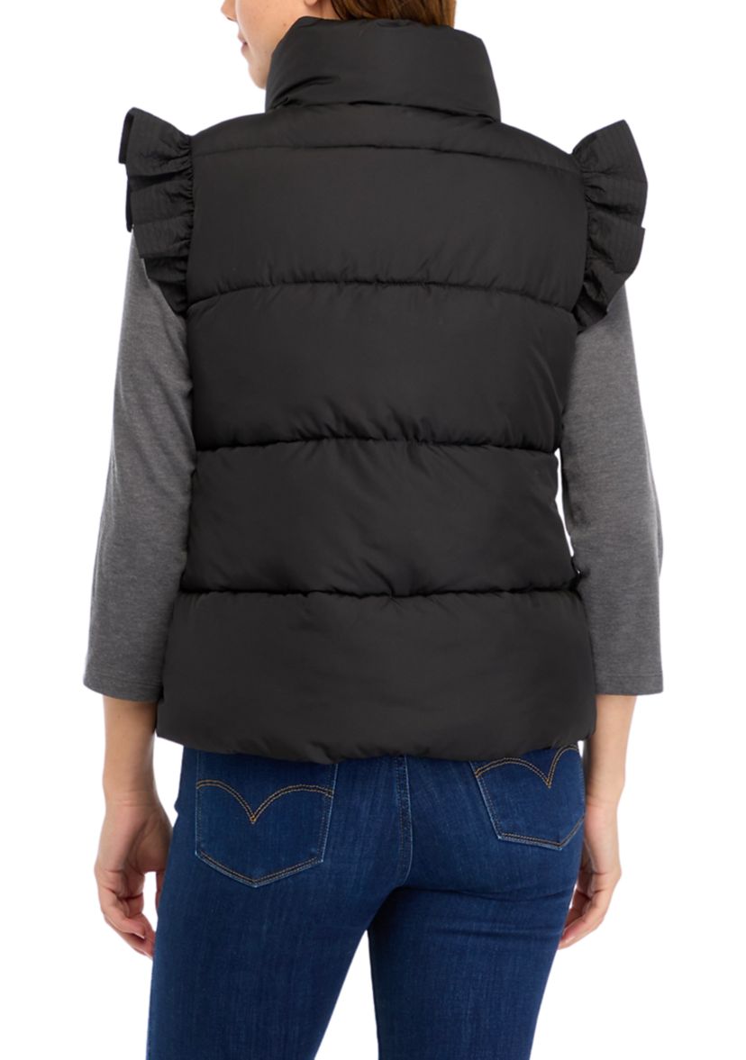 Petite Ruffle Vest 