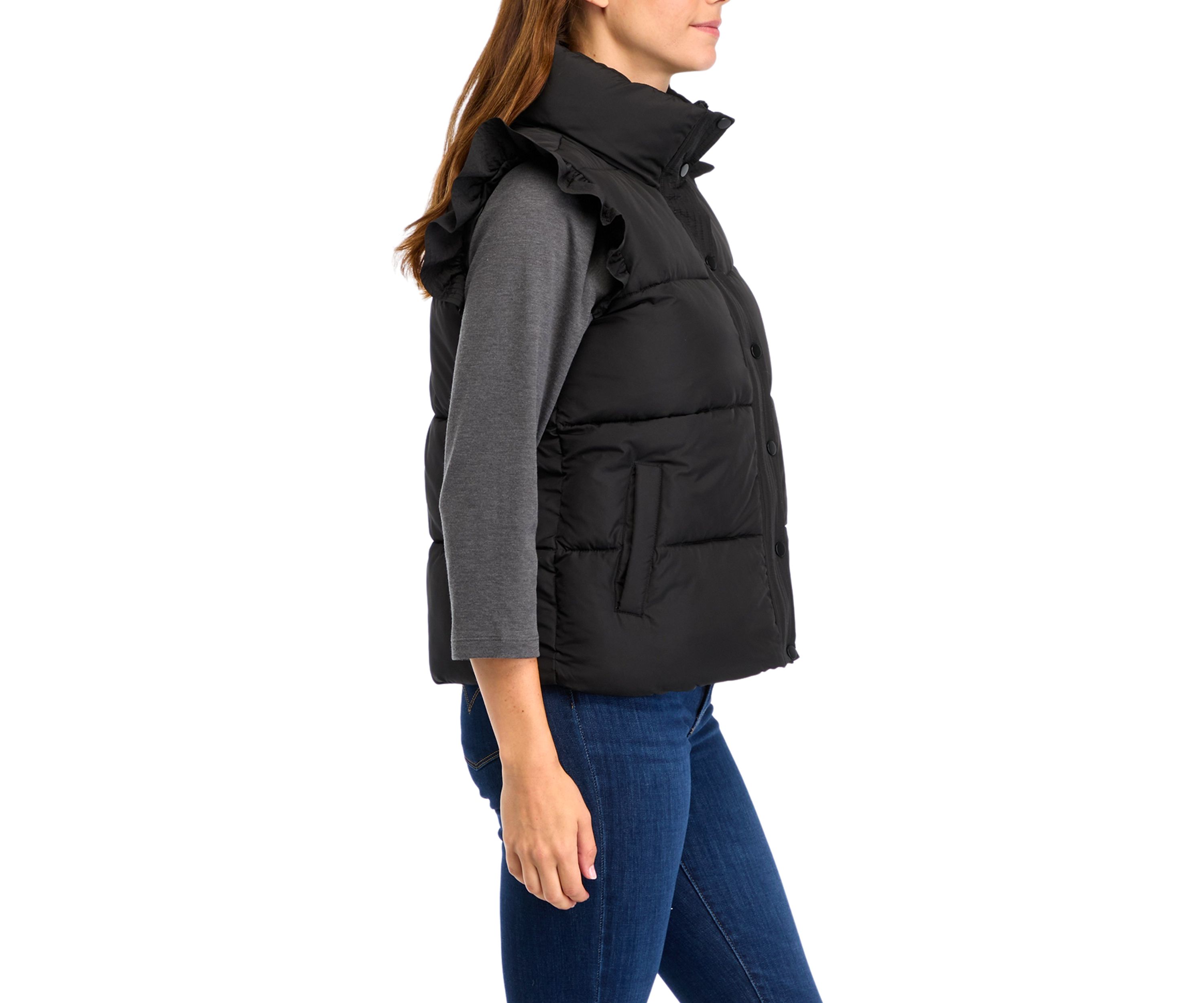 Petite Ruffle Vest 