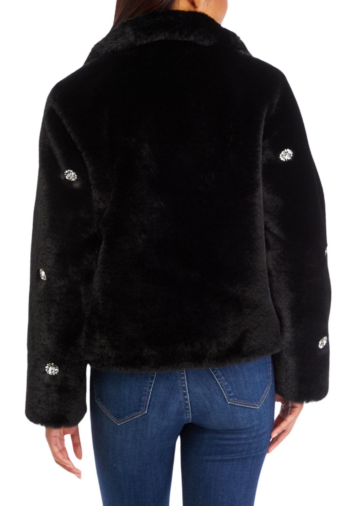 Womens Jewel Fur Jacket