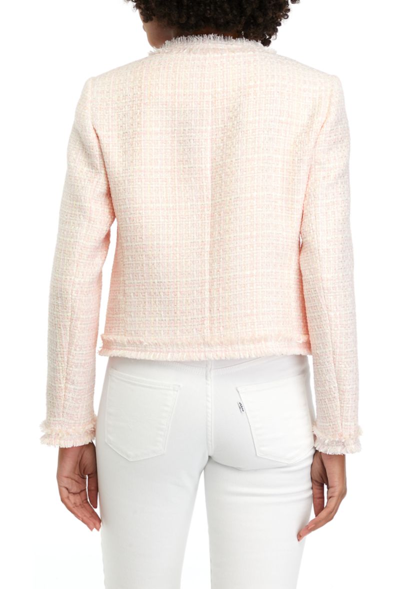Womens Tweed Crop Jacket