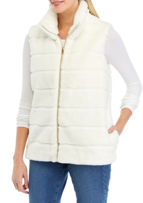 Crown and ivy long sale puffer vest