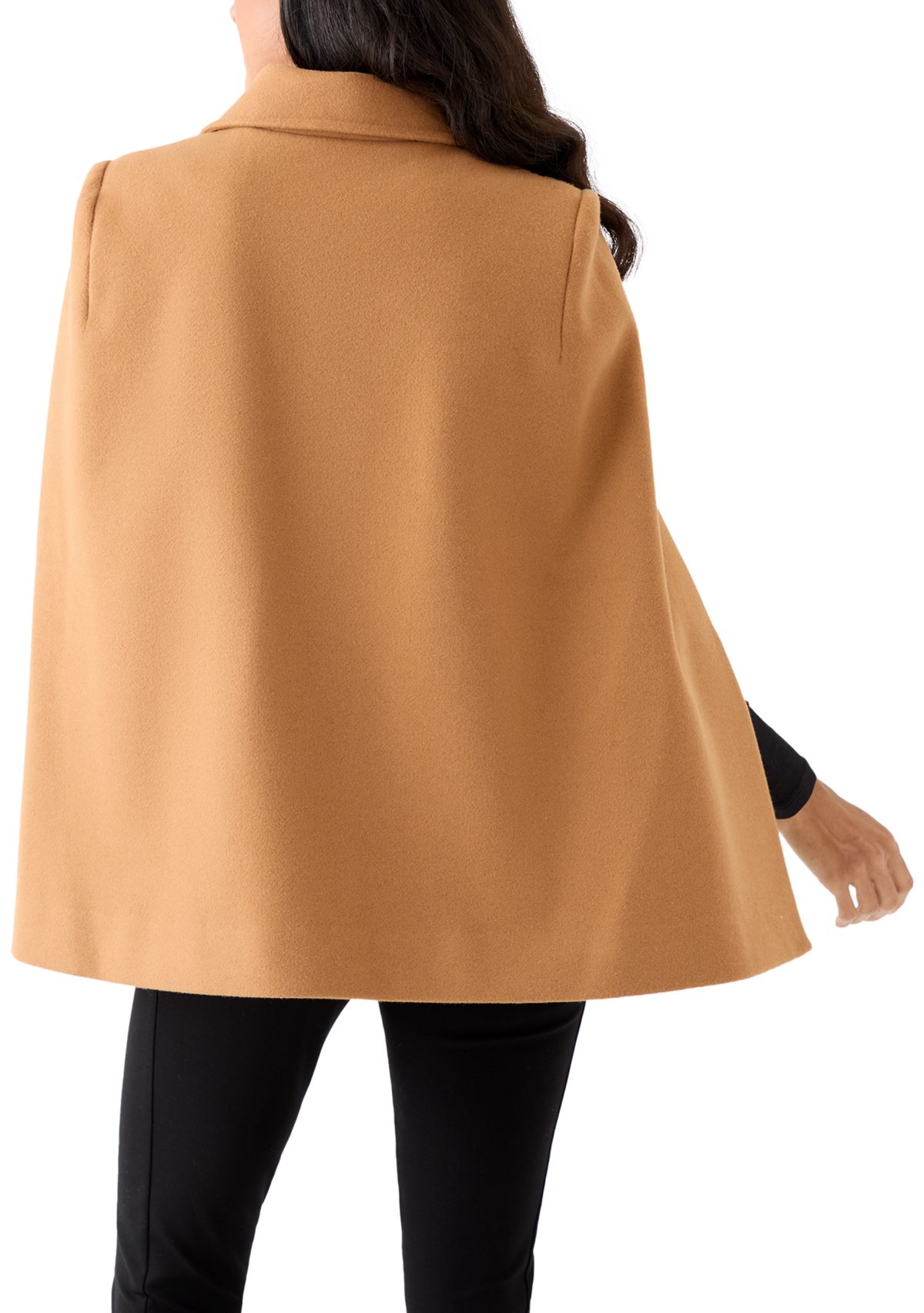 Womens Faux Cape Jacket