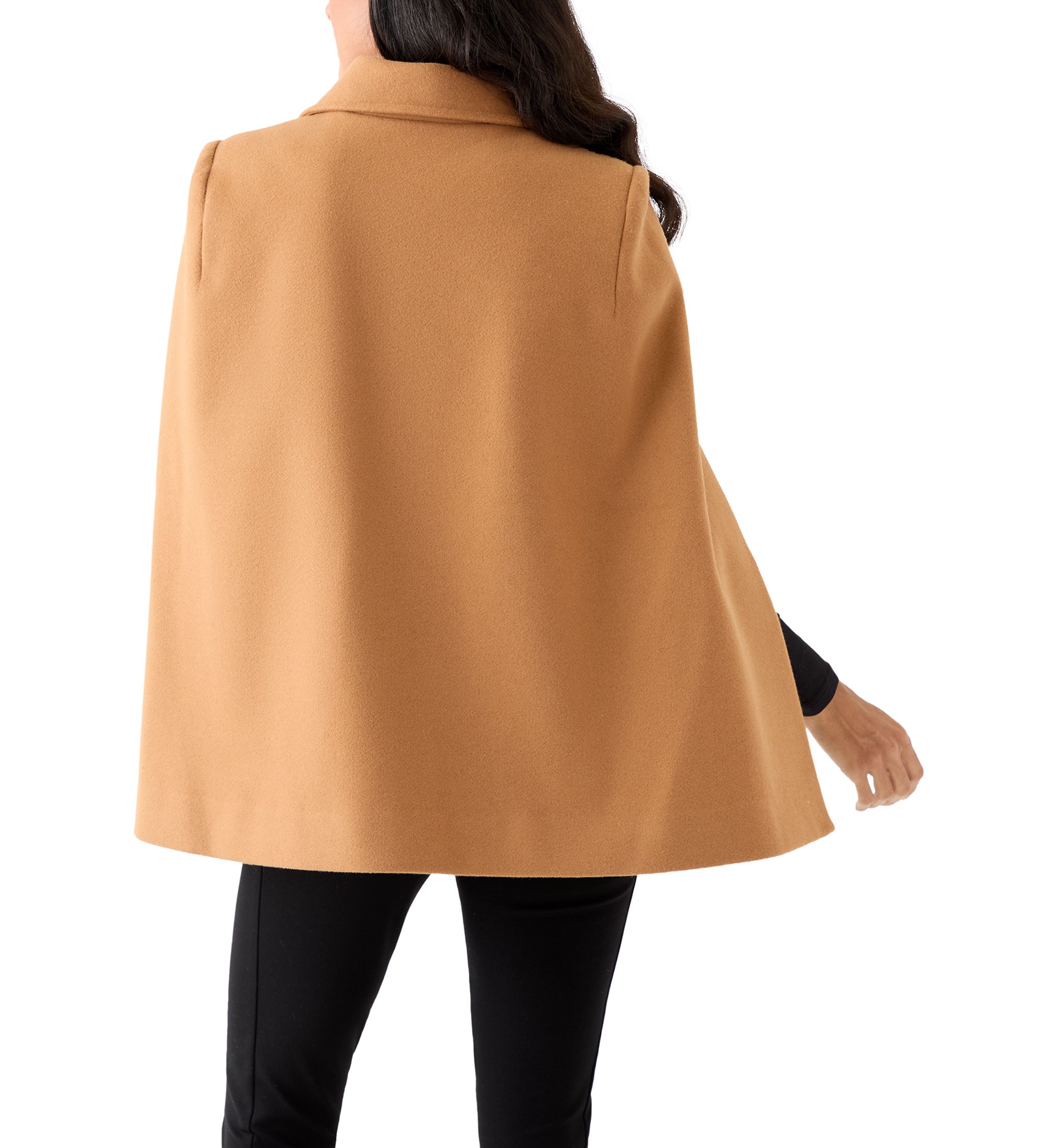 Womens Faux Cape Jacket