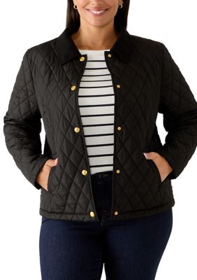 Crown & Ivy Women's Quilted Barn Jacket