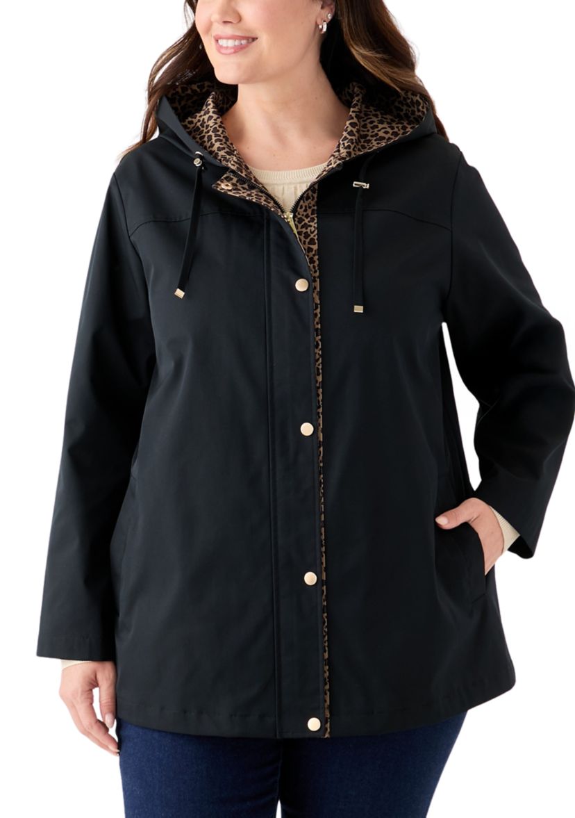 Plus Size Anorak Raincoat