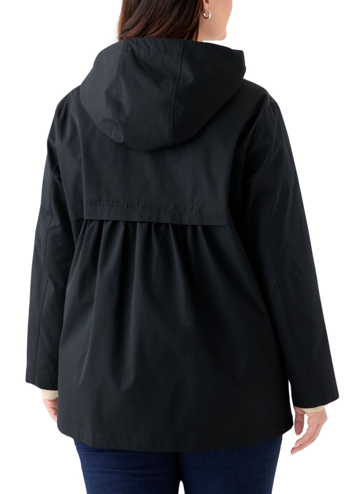 Plus Size Anorak Raincoat