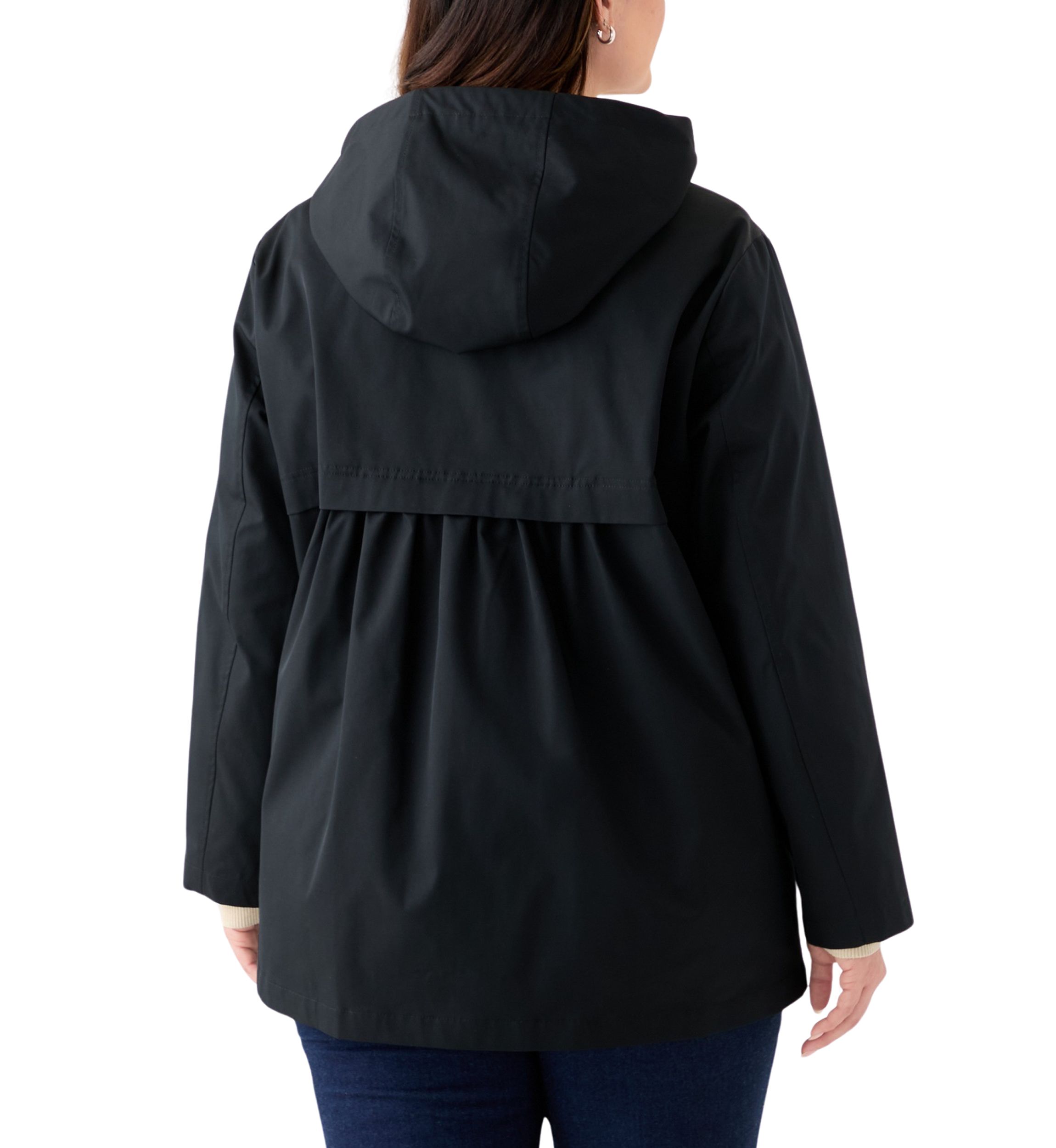 Plus Size Anorak Raincoat