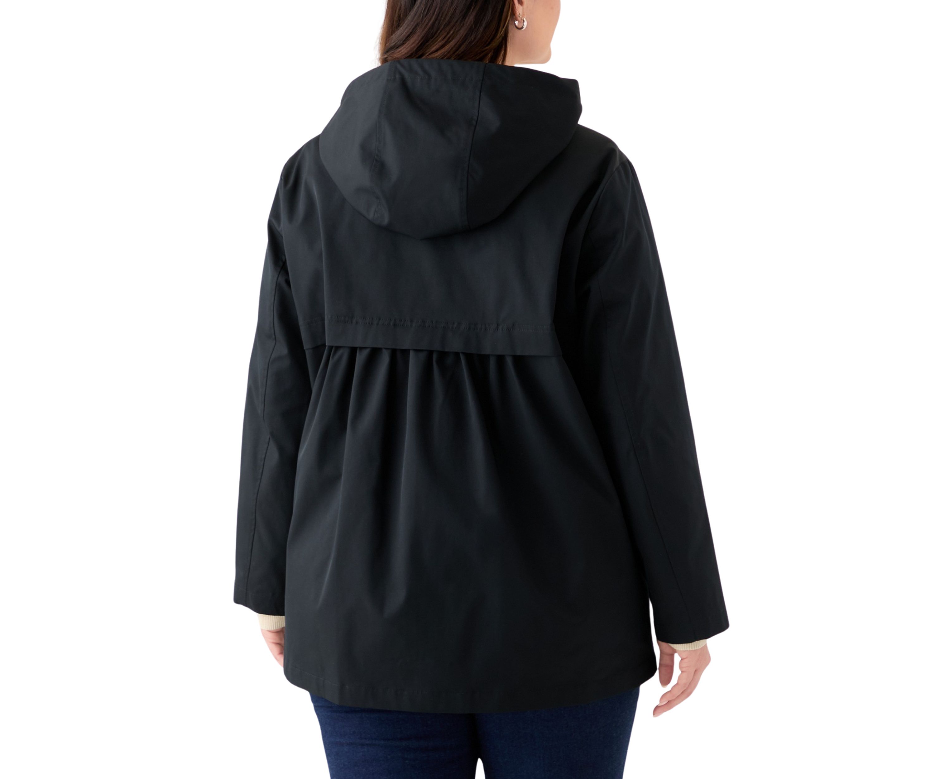 Plus Size Anorak Raincoat
