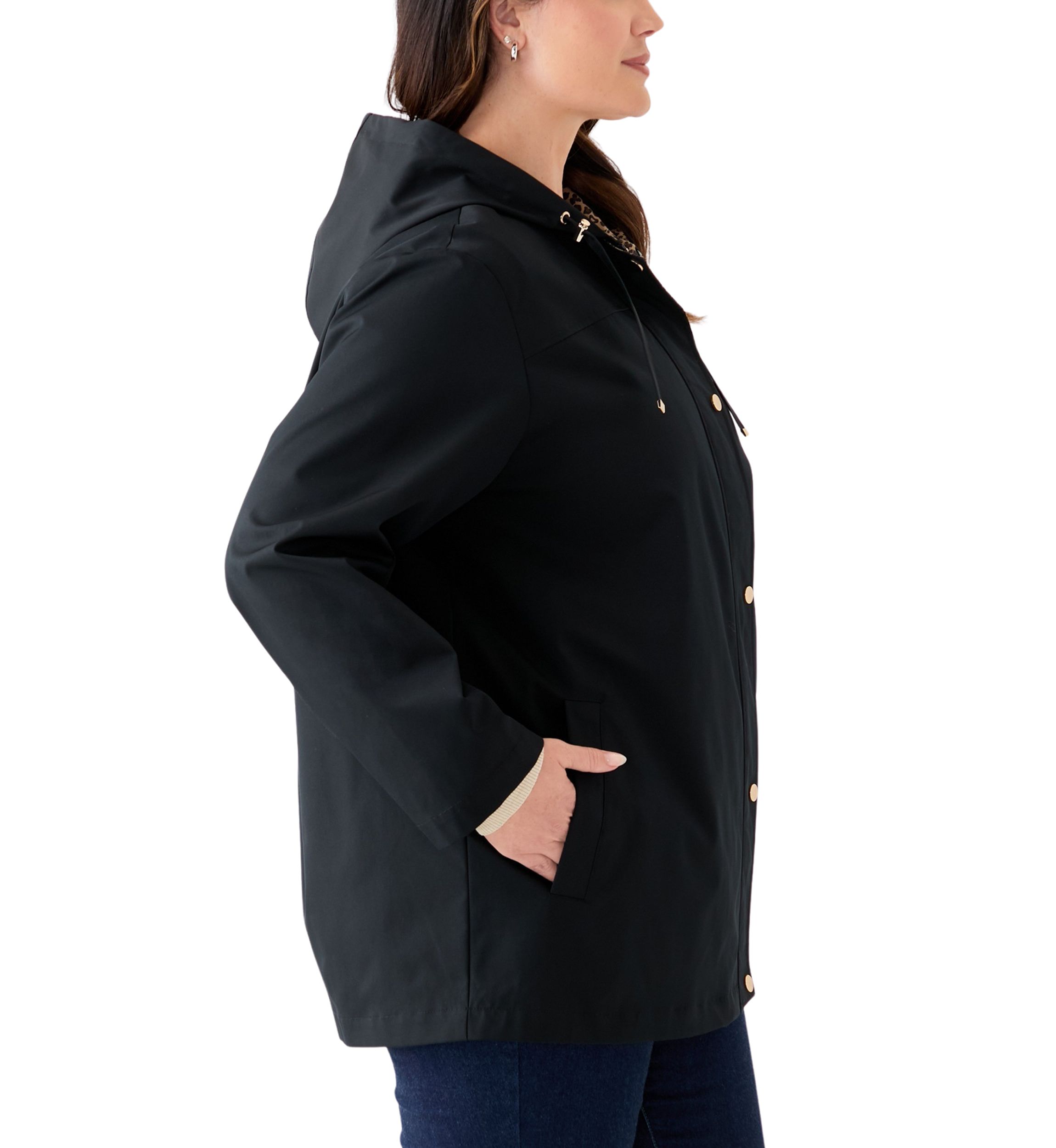 Plus Size Anorak Raincoat