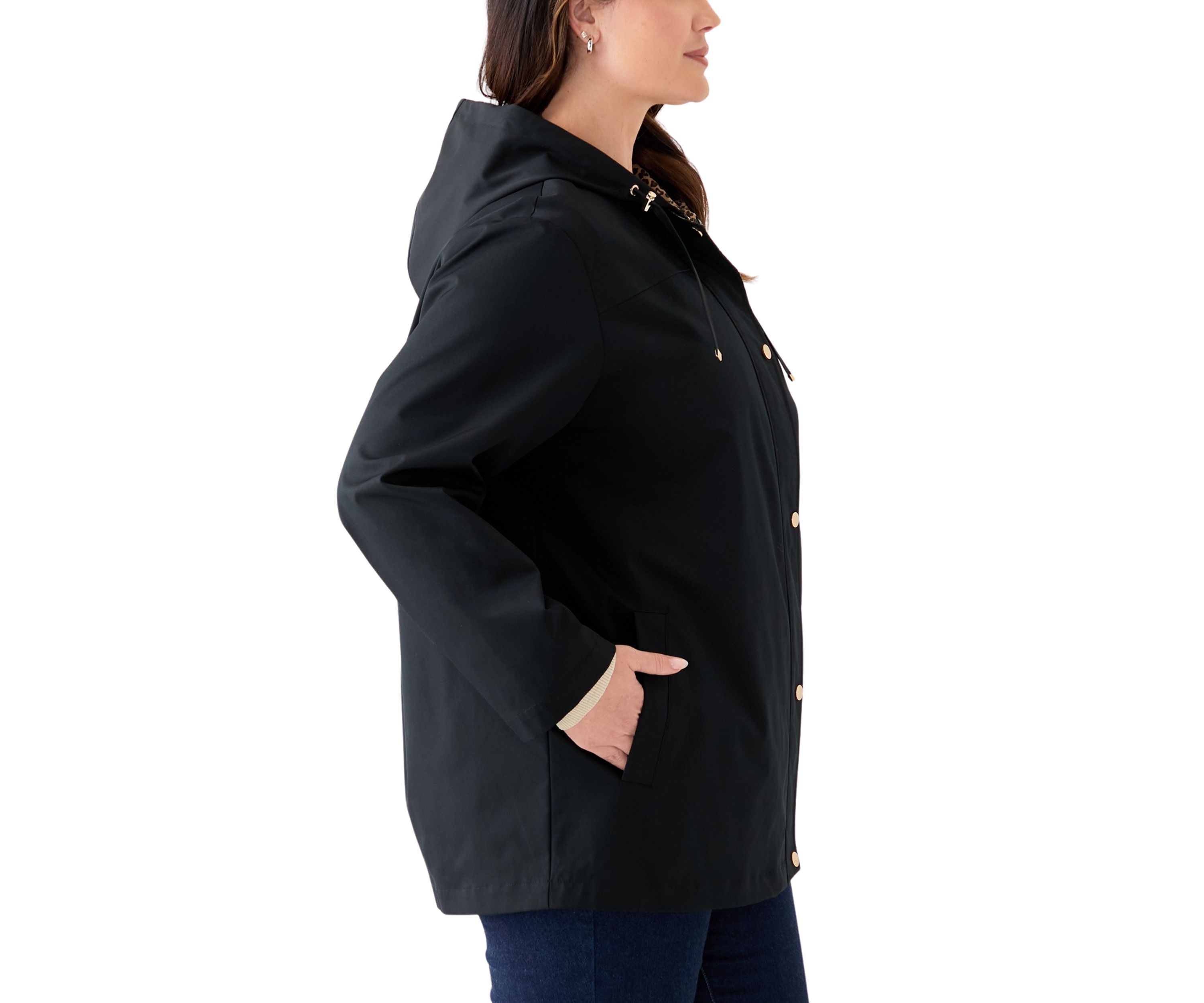 Plus Size Anorak Raincoat