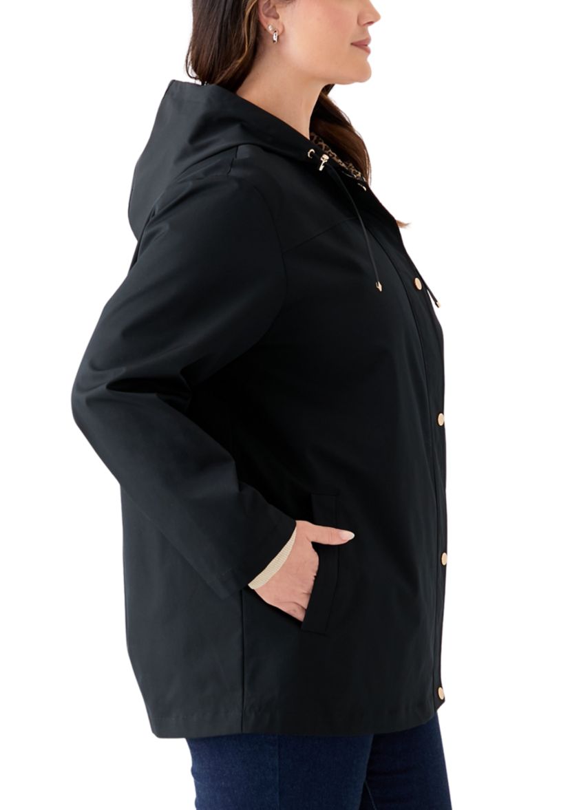 Plus Size Anorak Raincoat