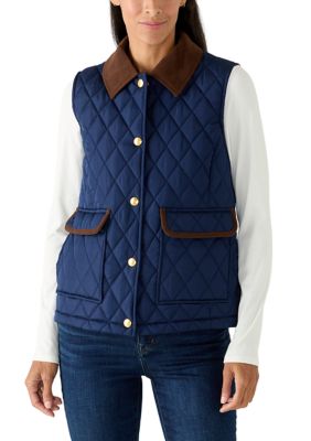 Crown & Ivy Women's Quilted Vest, Large