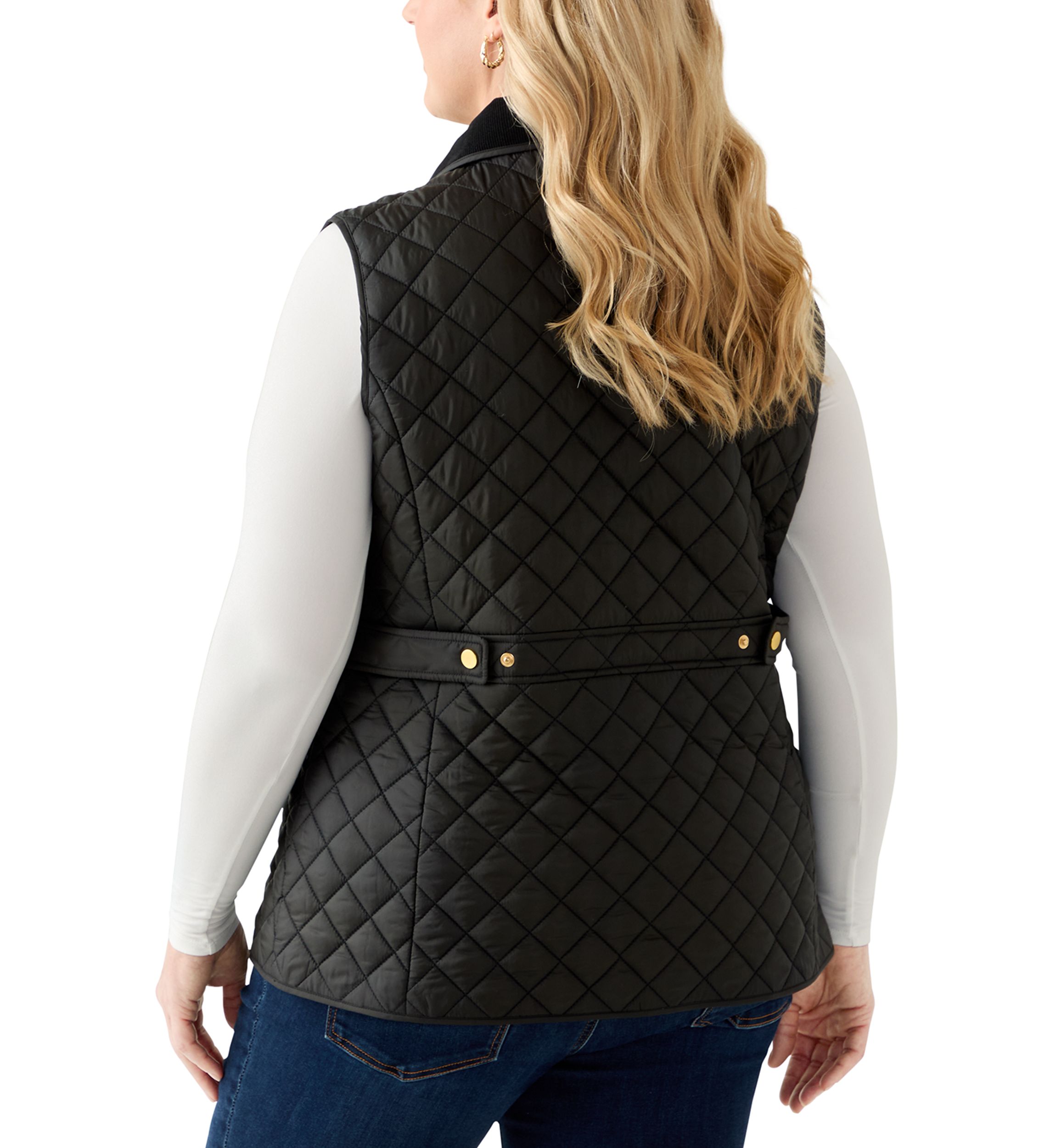 Plus Size Puffer Vest