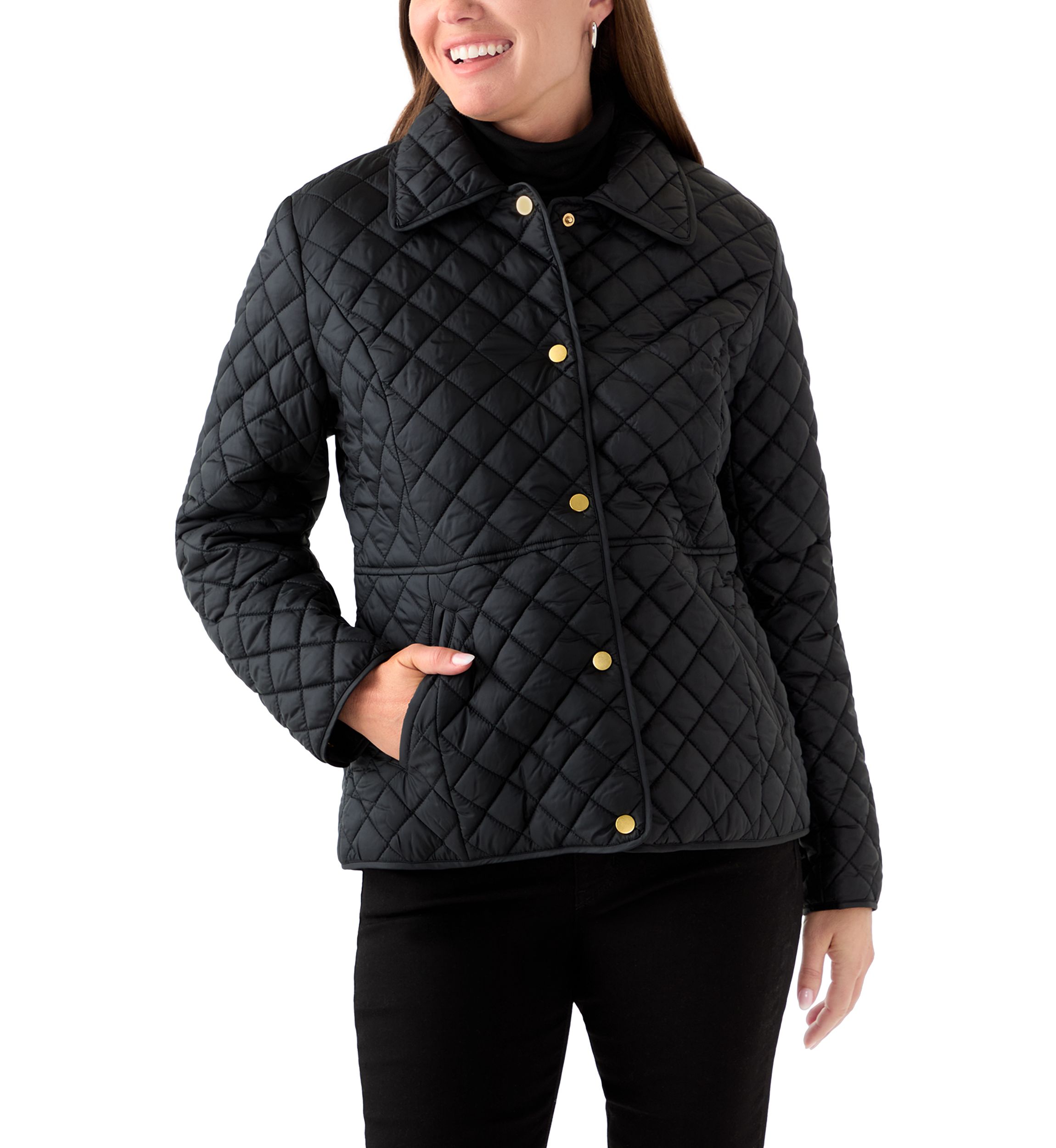 Petite Long Sleeve Barn Jacket 