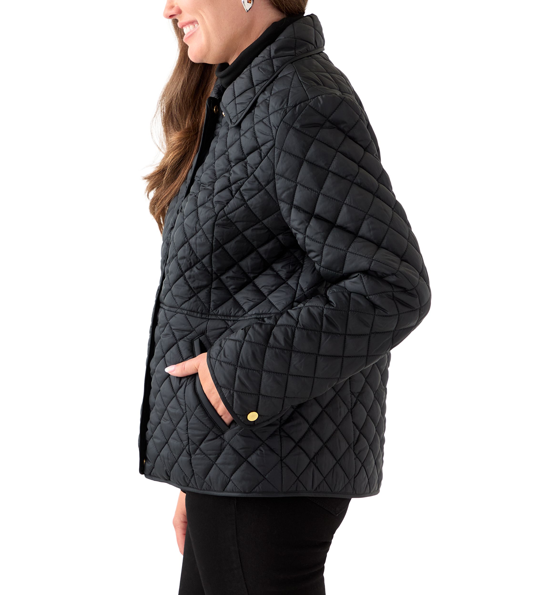 Petite Long Sleeve Barn Jacket 
