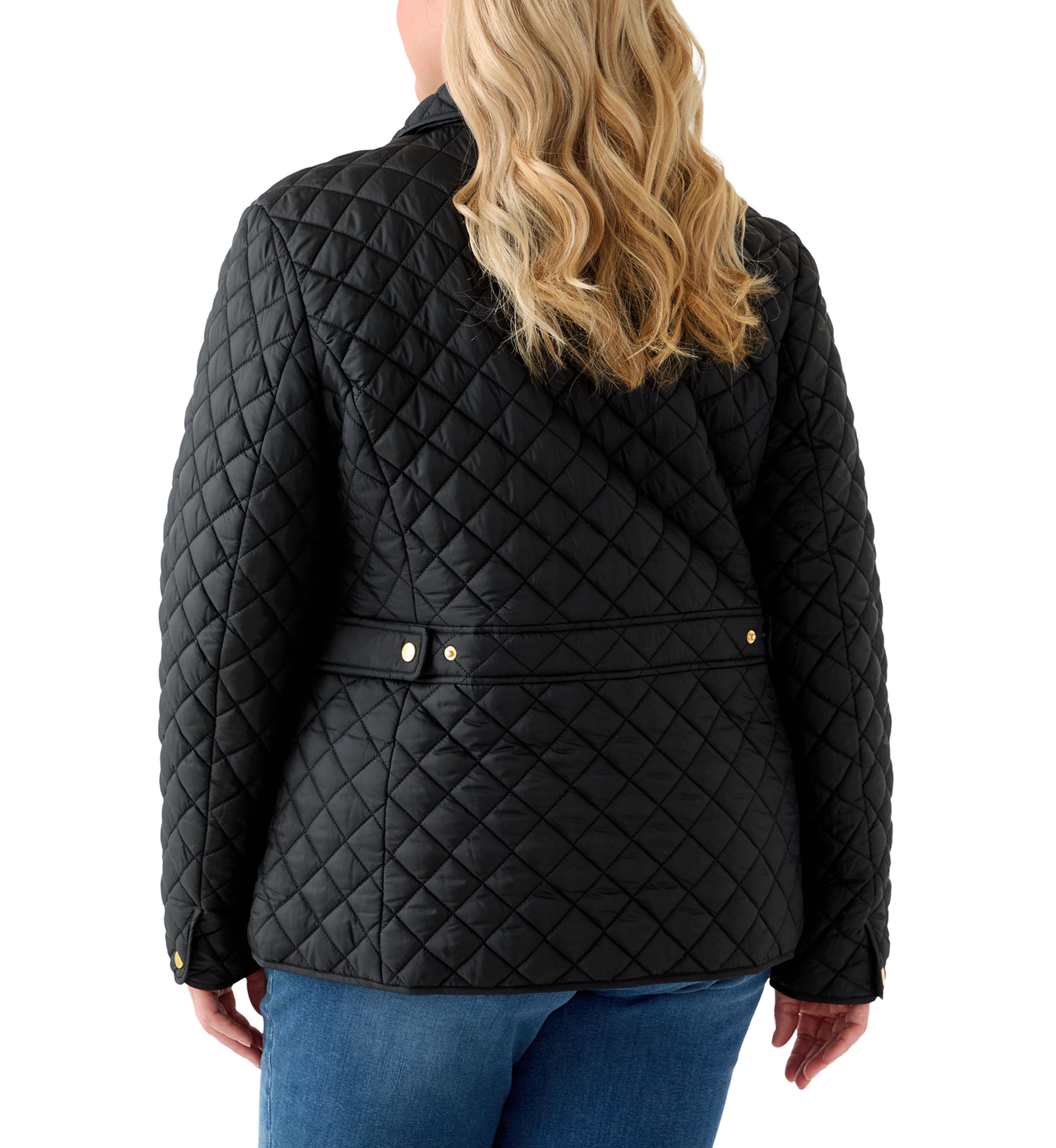 Plus Size Long Sleeve Barn Jacket 