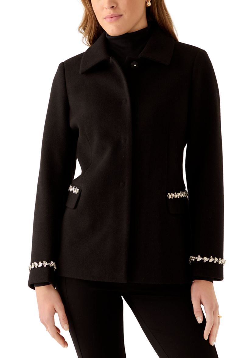 Womens Jewel Trim Jacket