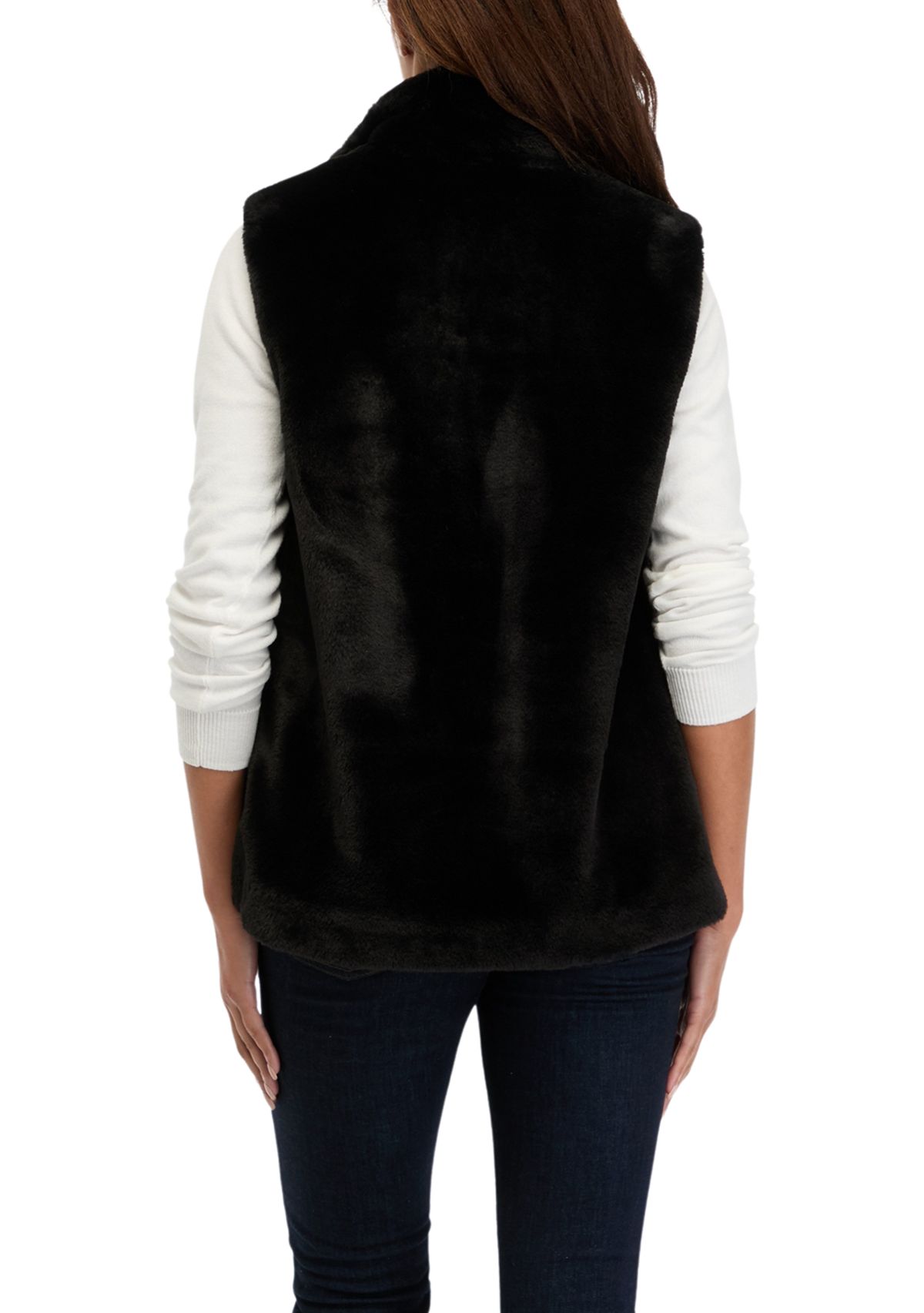 Womens Faux Fur Vest 