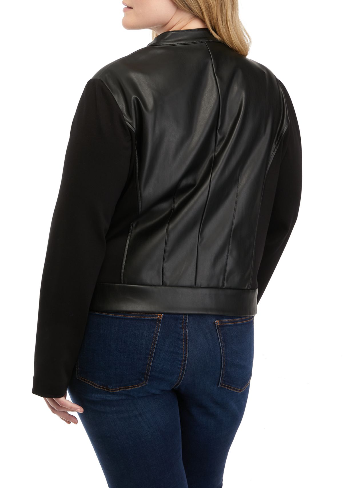 Plus Size Zip Up Jacket