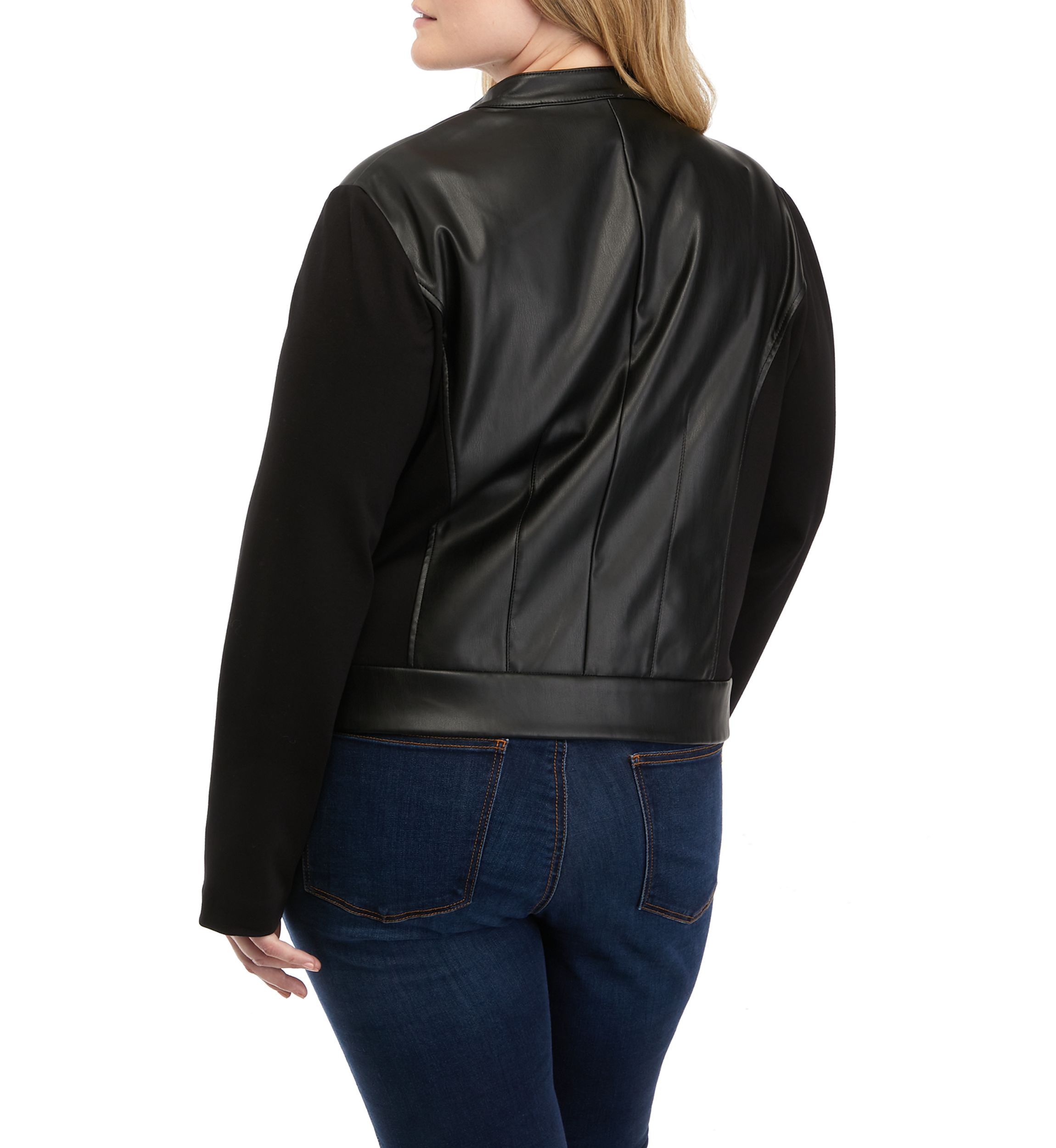 Plus Size Zip Up Jacket