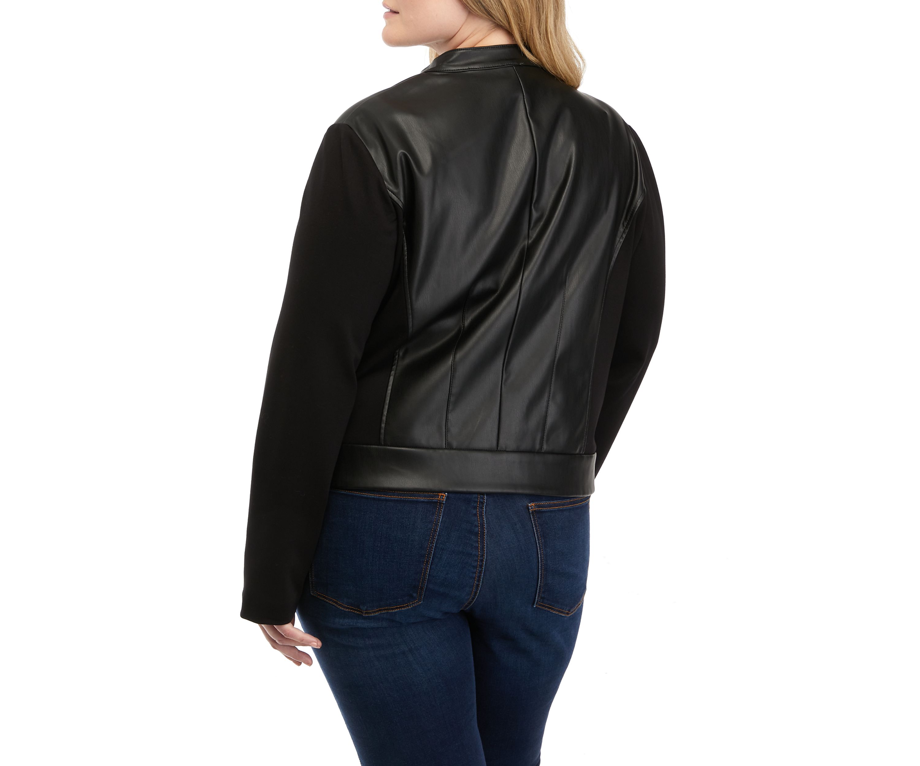 Plus Size Zip Up Jacket