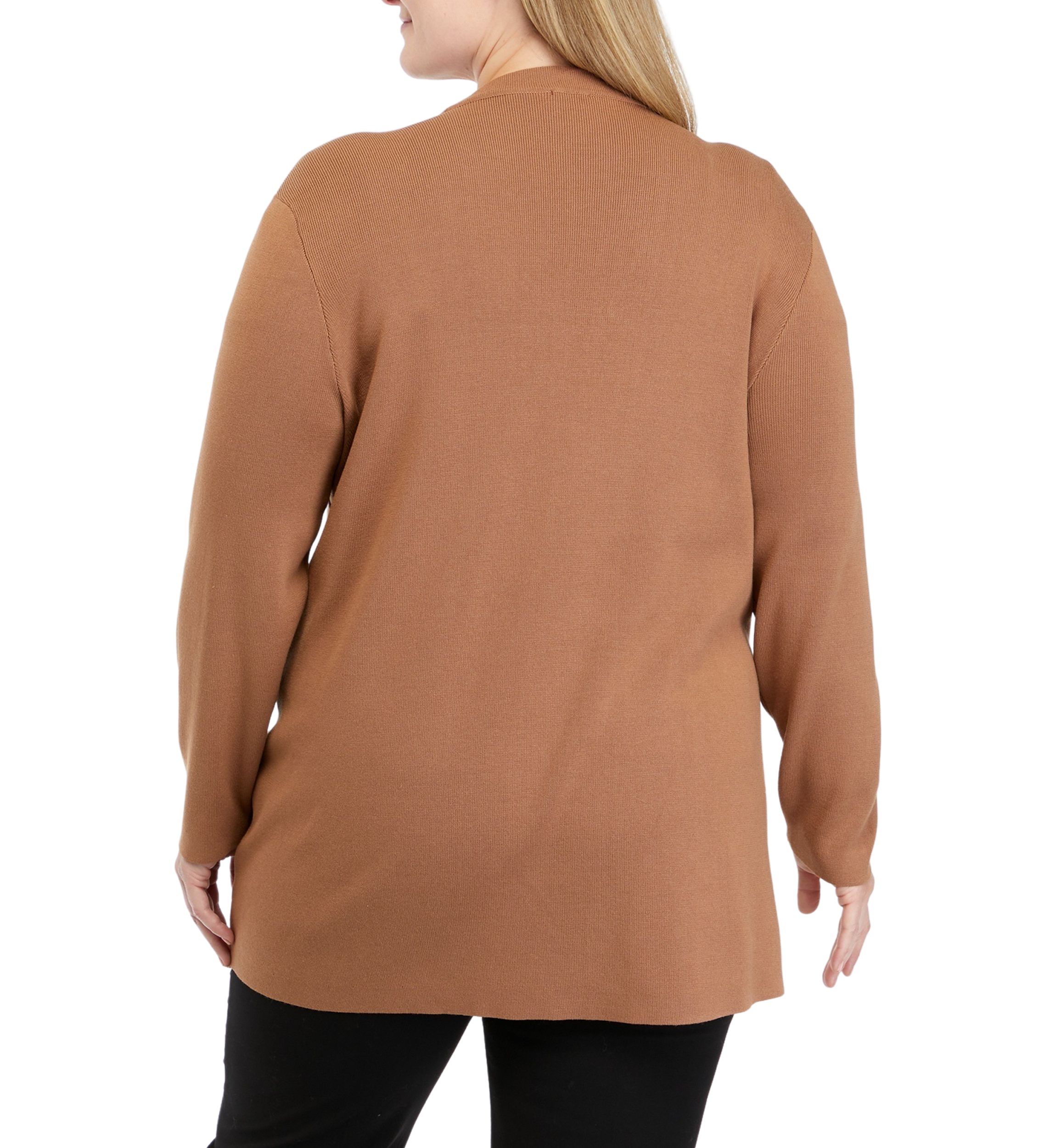 Plus Size Open Cardigan 