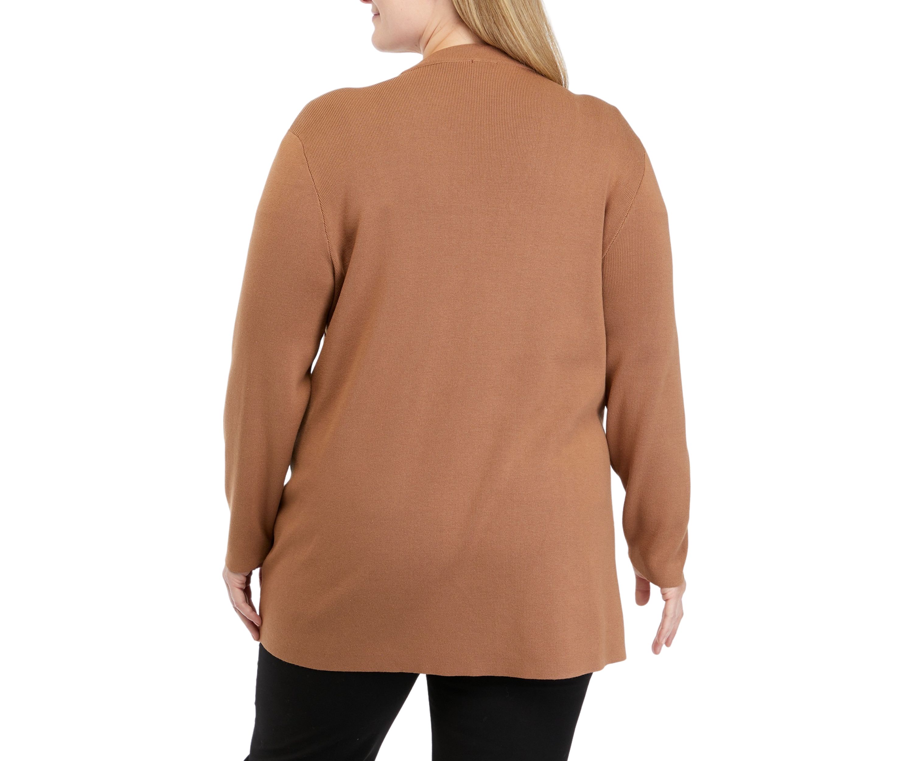 Plus Size Open Cardigan 