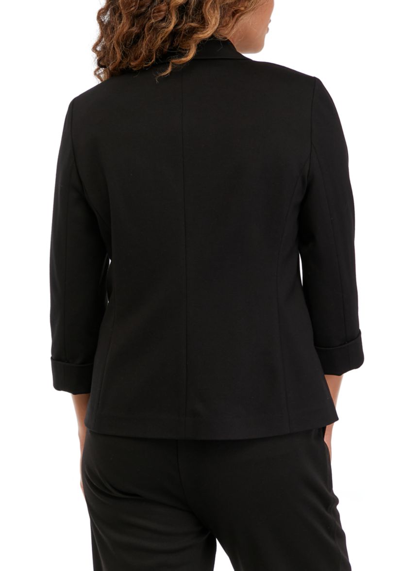 Petite One Button Blazer 