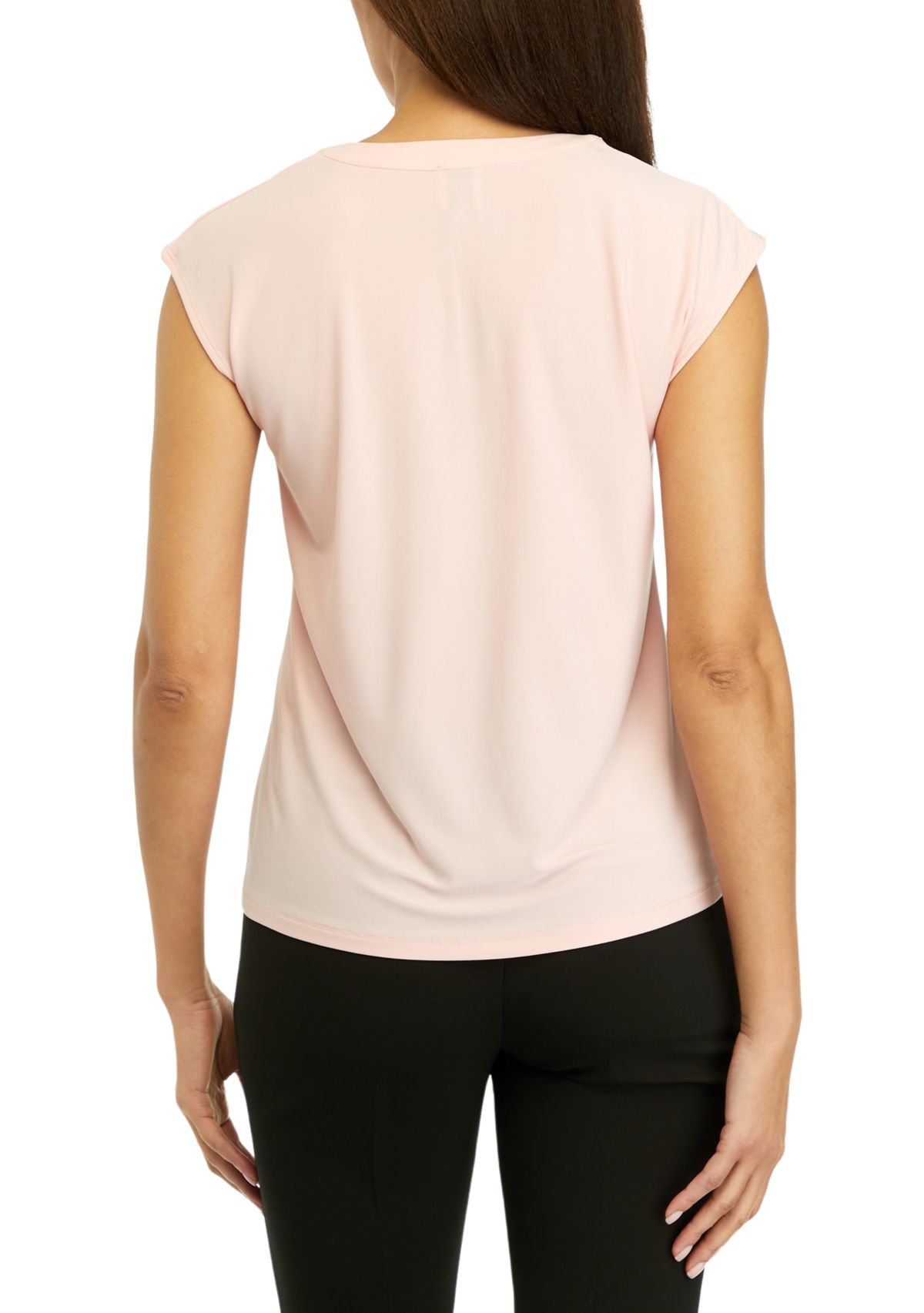 Petite Dolman Sleeve Solid Top 