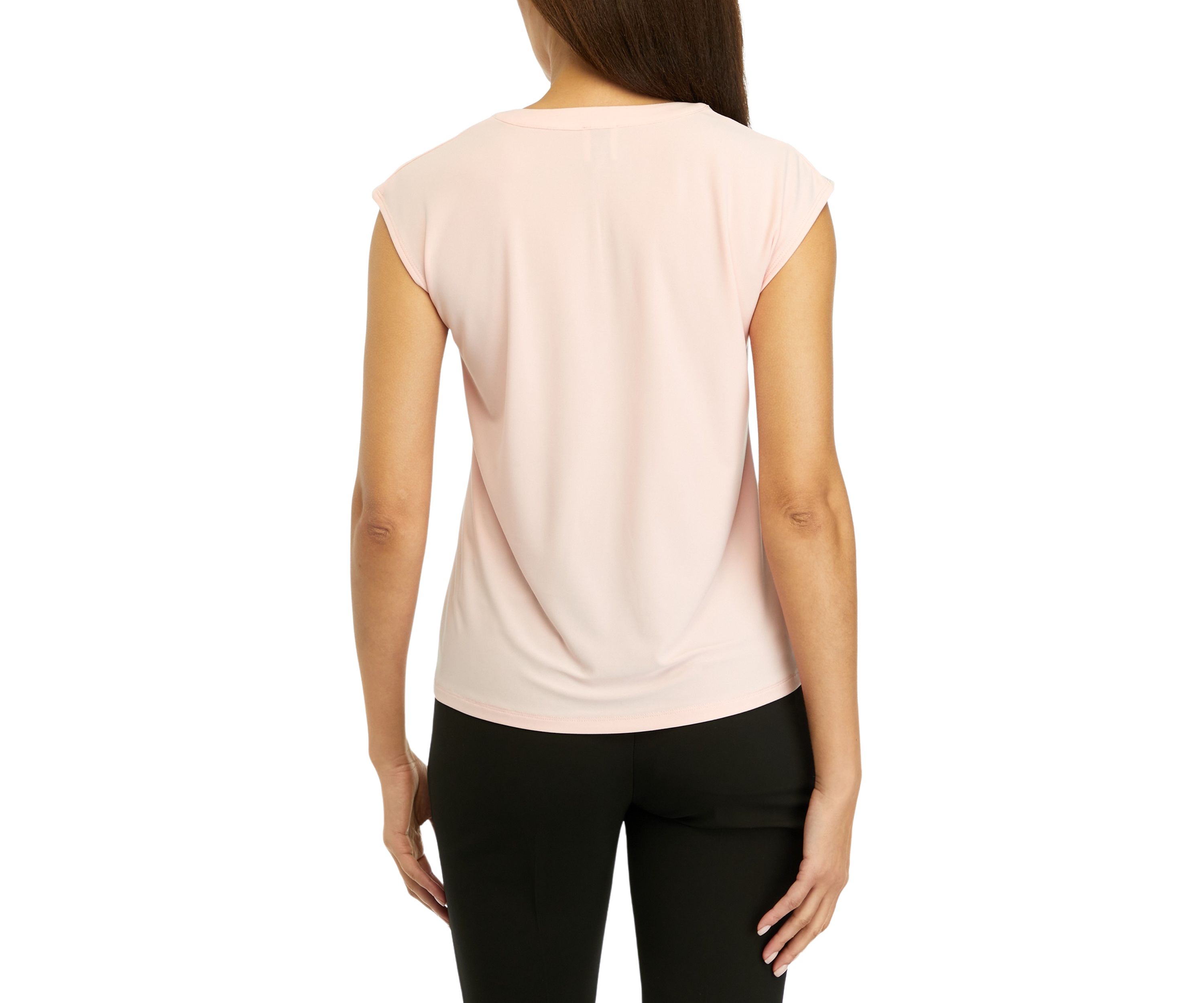 Petite Dolman Sleeve Solid Top 