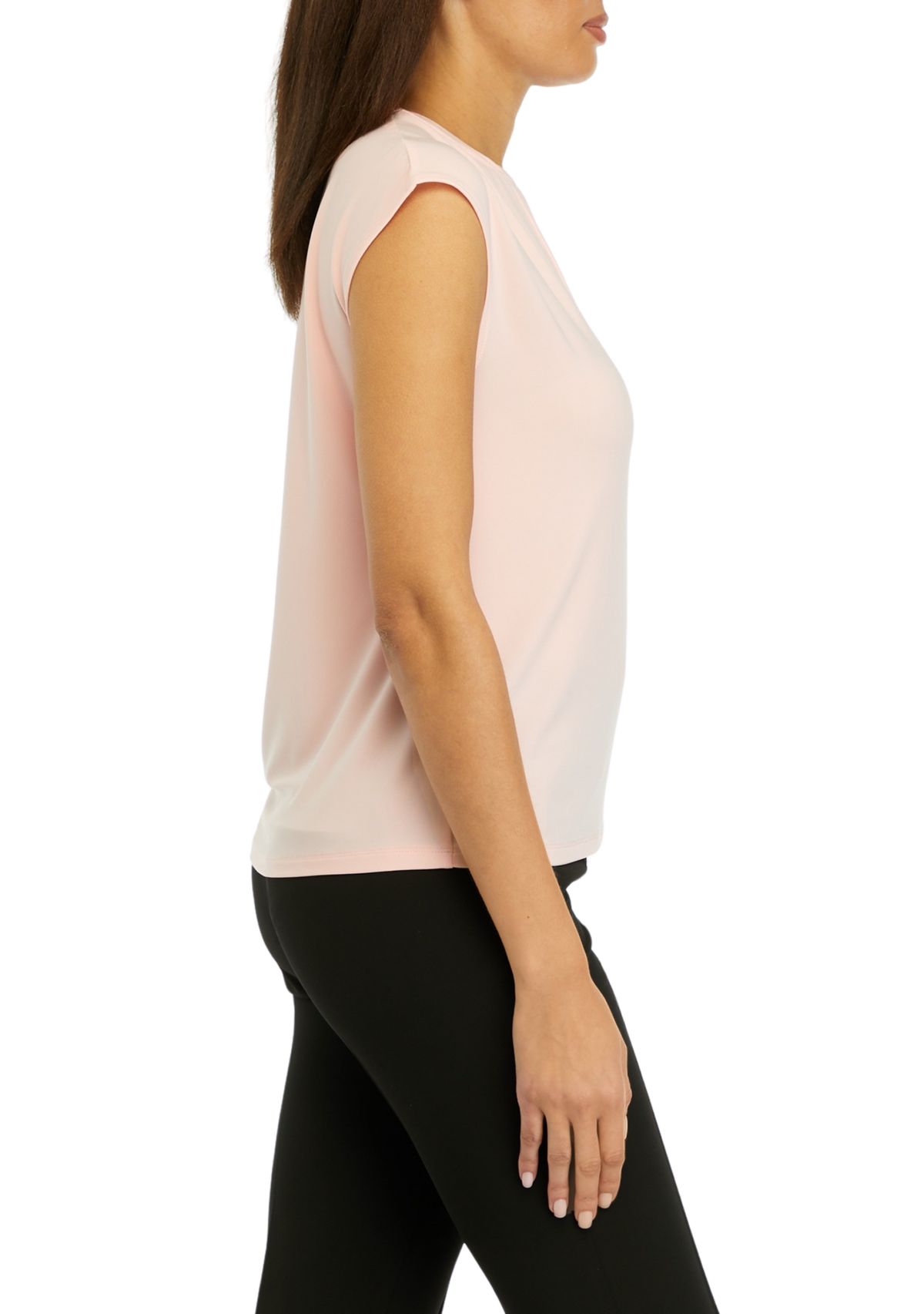 Petite Dolman Sleeve Solid Top 