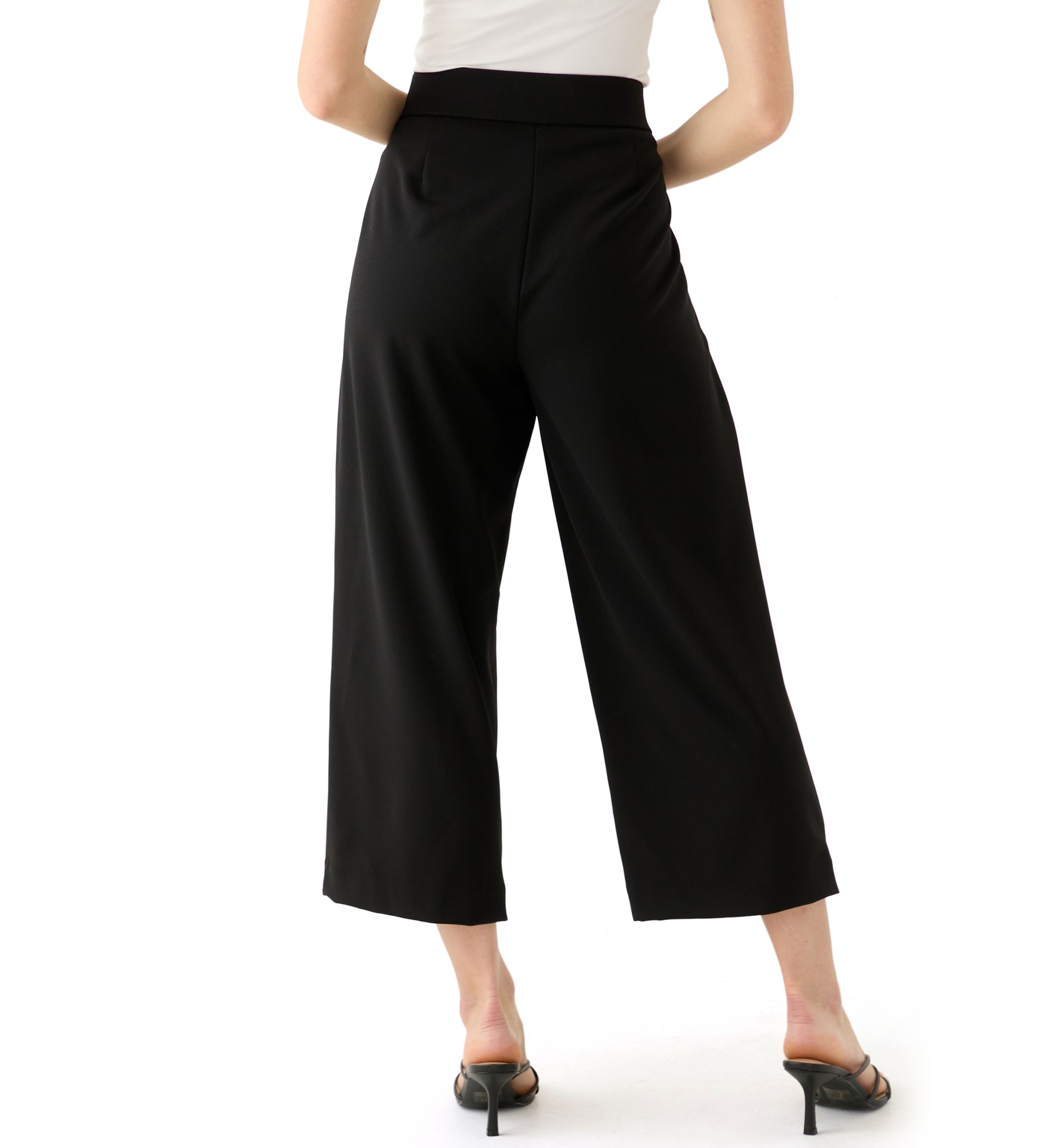 Petite Pull On Crepe Pants