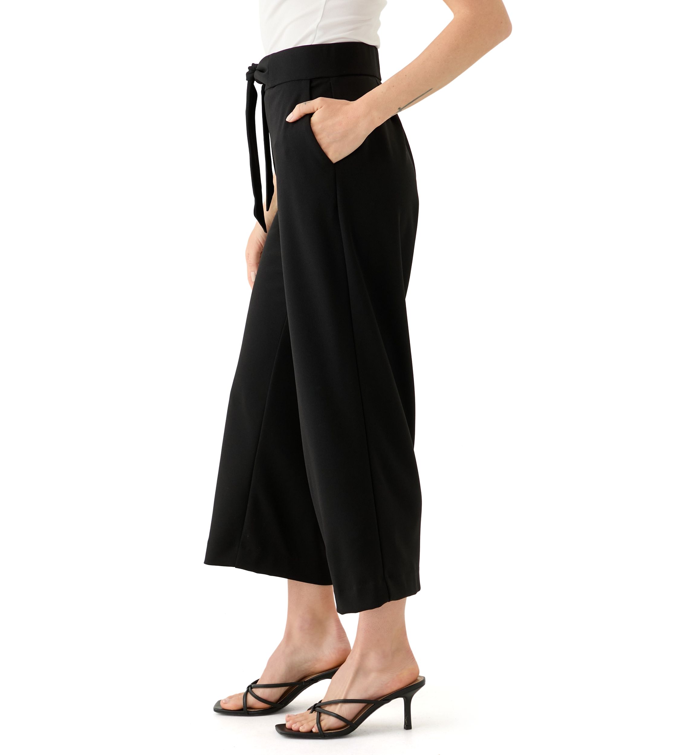 Petite Pull On Crepe Pants