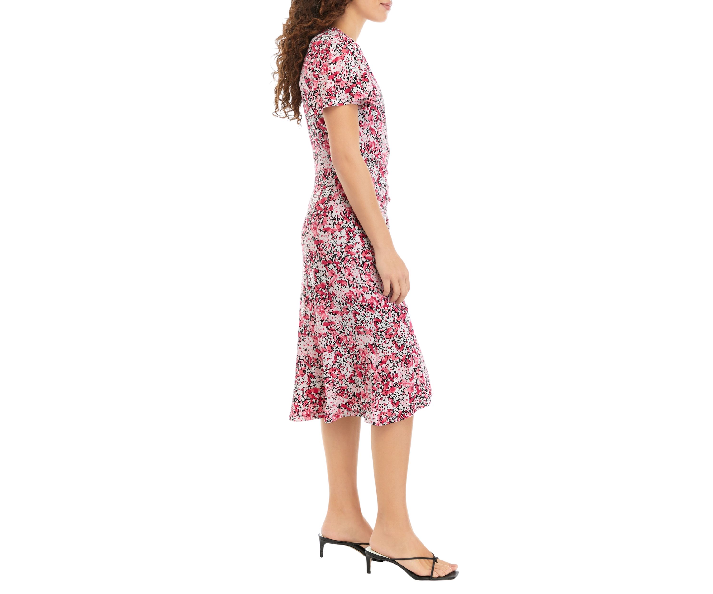 Petite Faux Wrap Dress