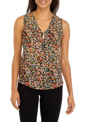 KIM | HALF ZIP BLOUSE main image 1