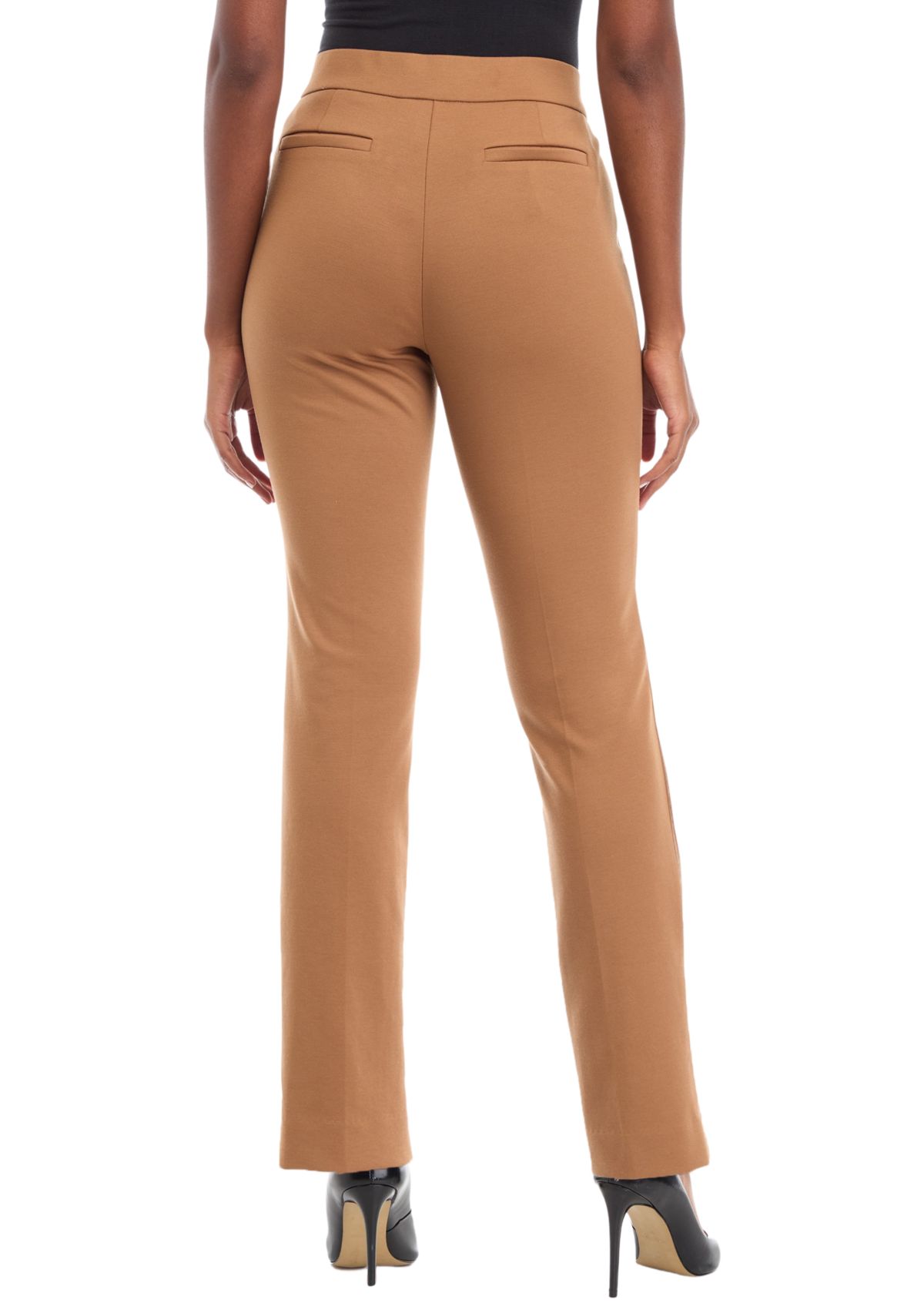 Womens Ponte Straight Pants