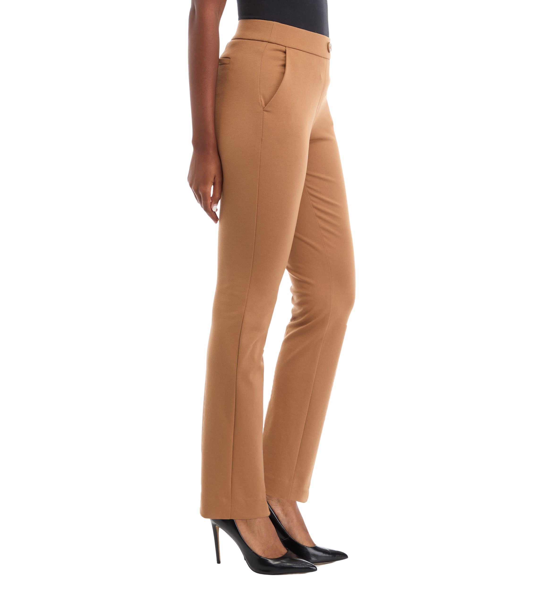 Womens Ponte Straight Pants