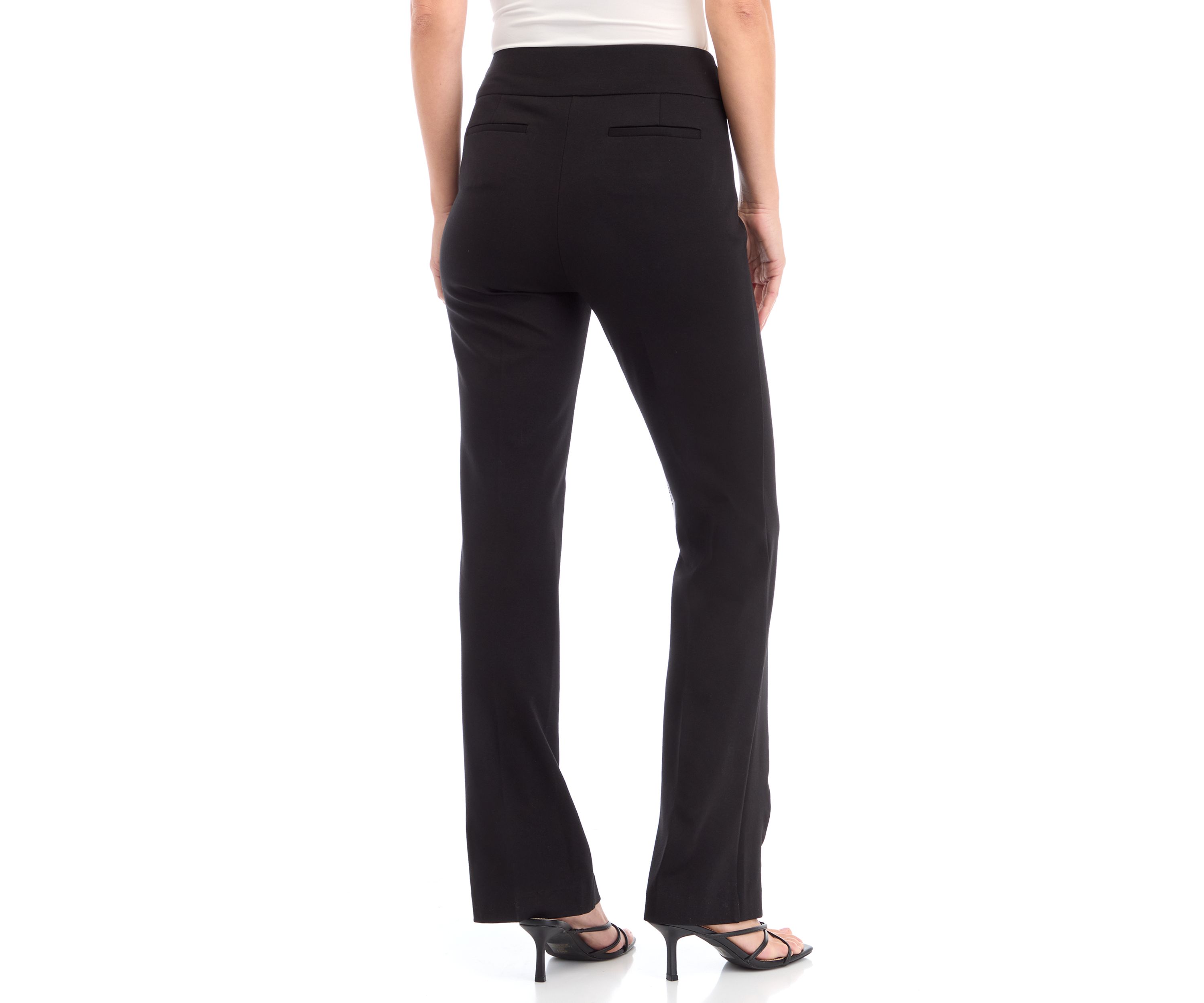 Petite Pull On Side Tab Trousers
