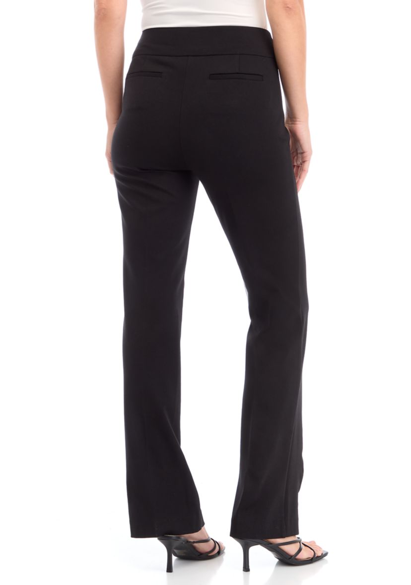 Petite Pull On Side Tab Trousers