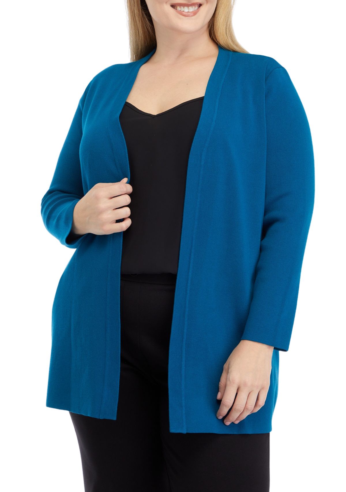 Plus Size Newport Kissing Front Cardigan