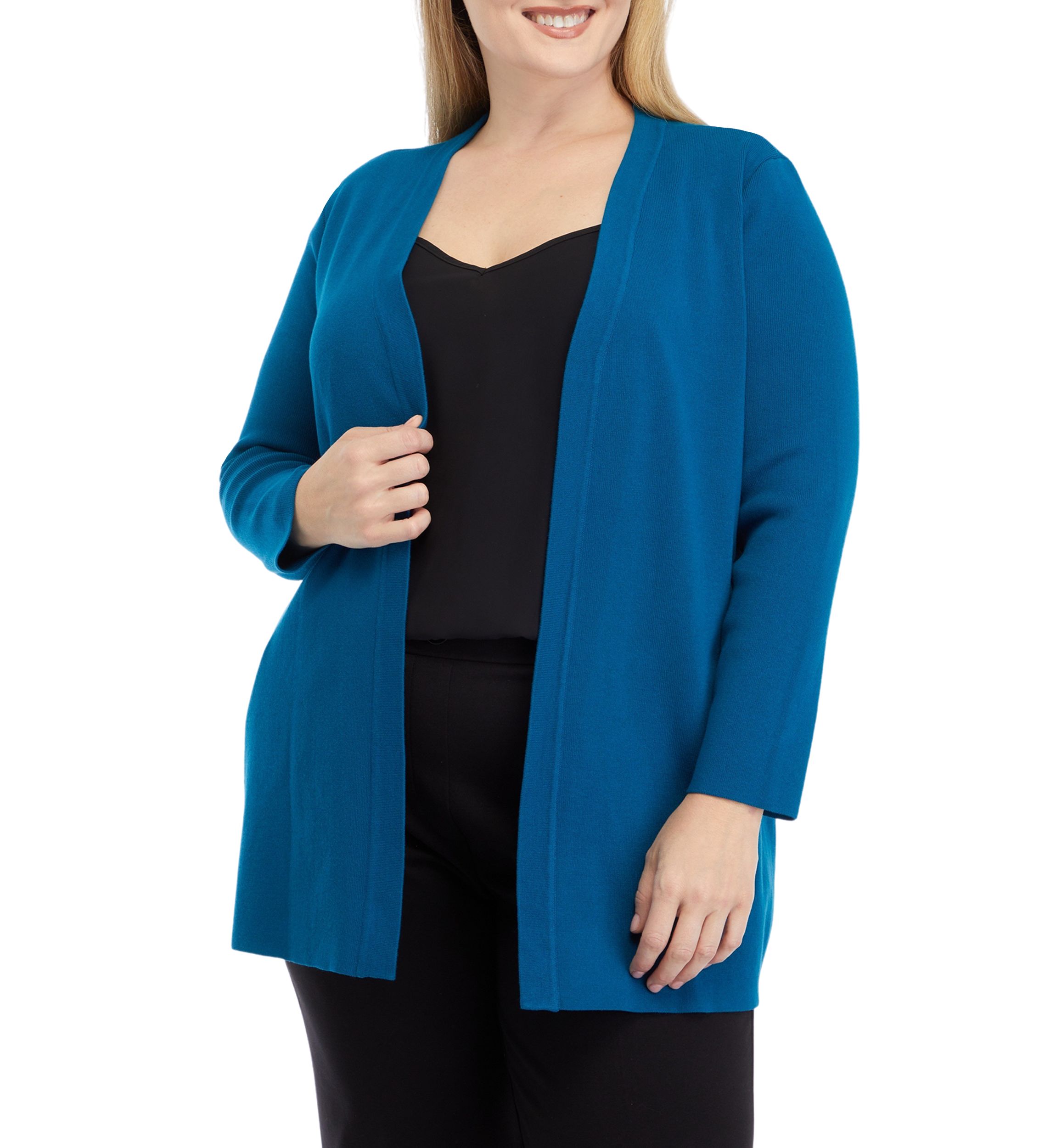Plus Size Newport Kissing Front Cardigan