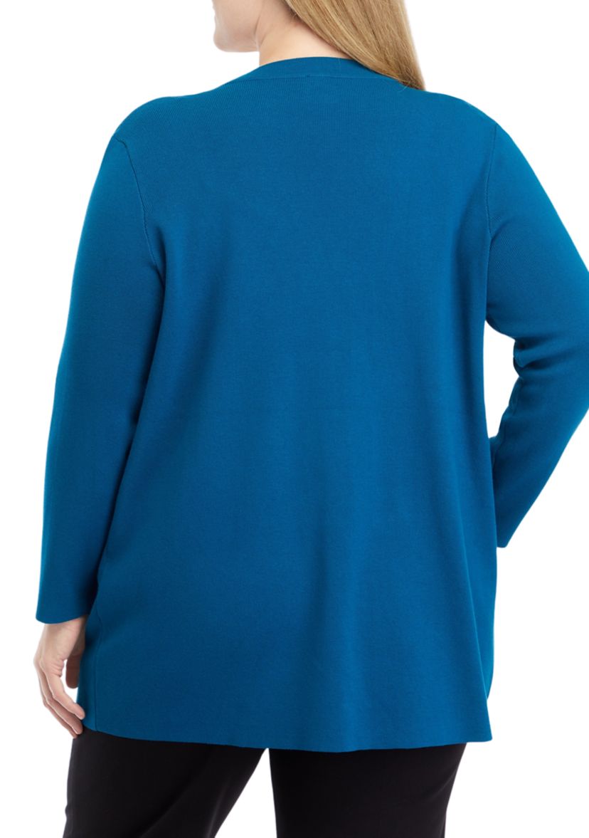Plus Size Newport Kissing Front Cardigan