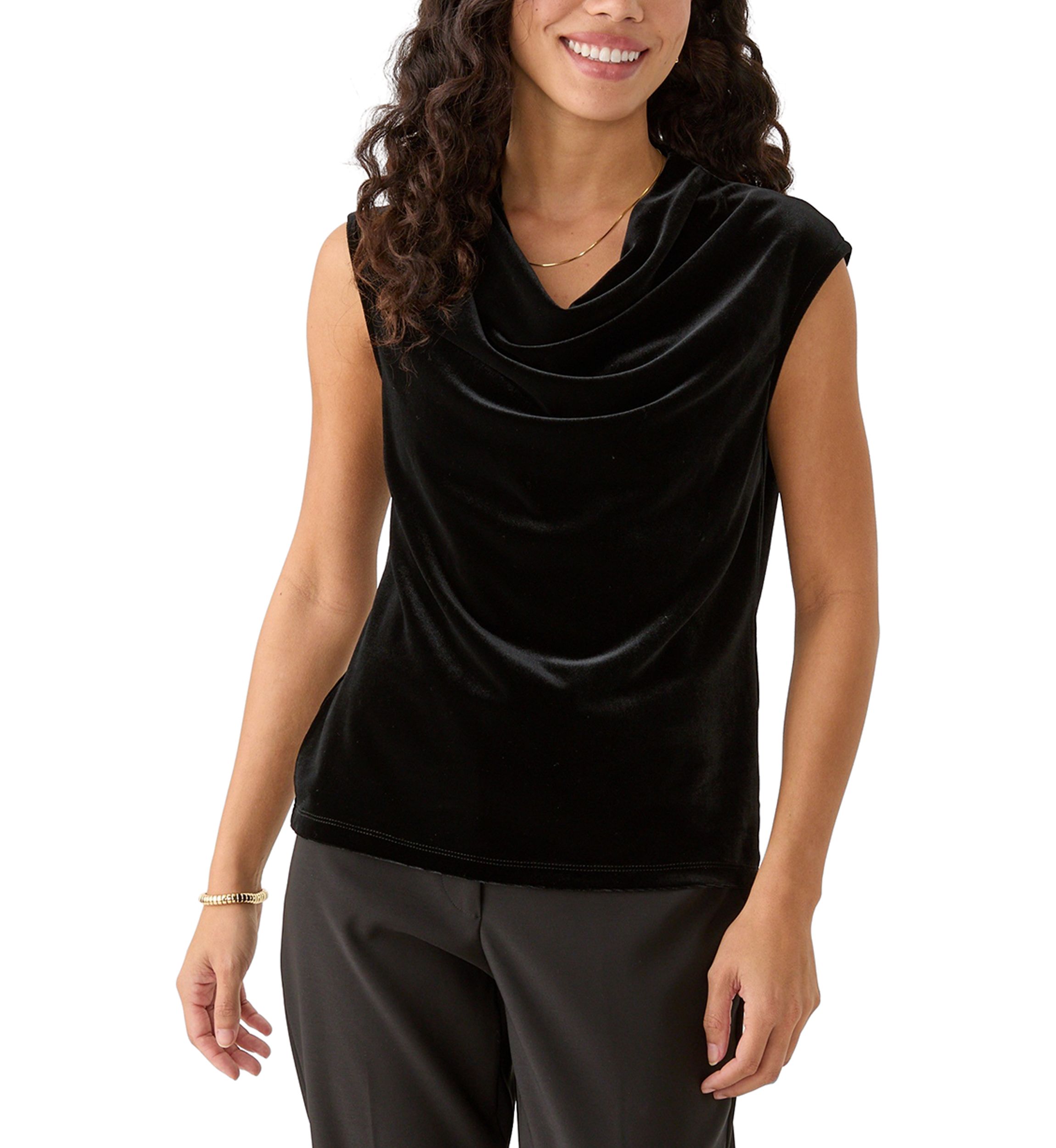 Petite Cowl Neck Top 