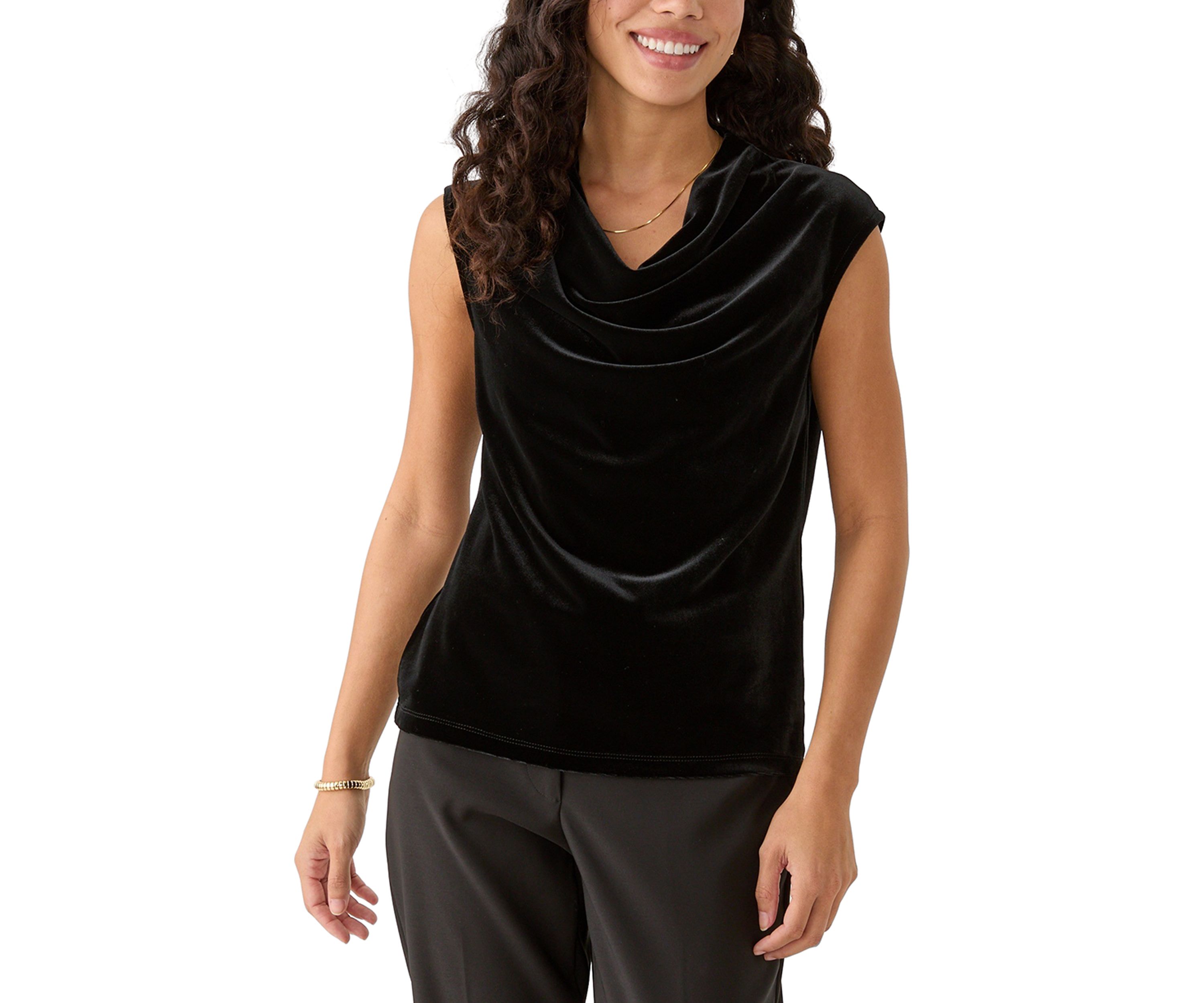 Petite Cowl Neck Top 