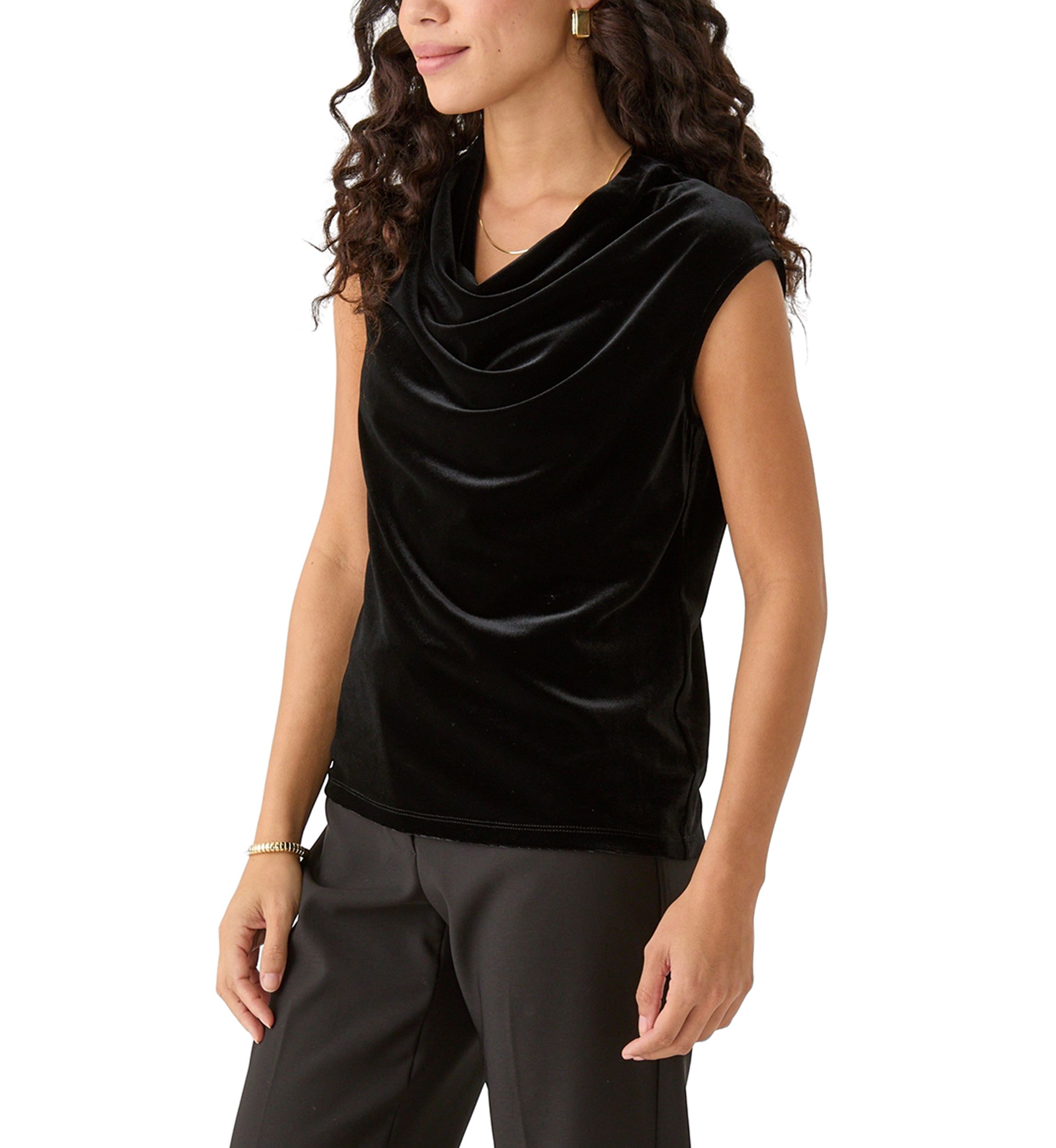 Petite Cowl Neck Top 